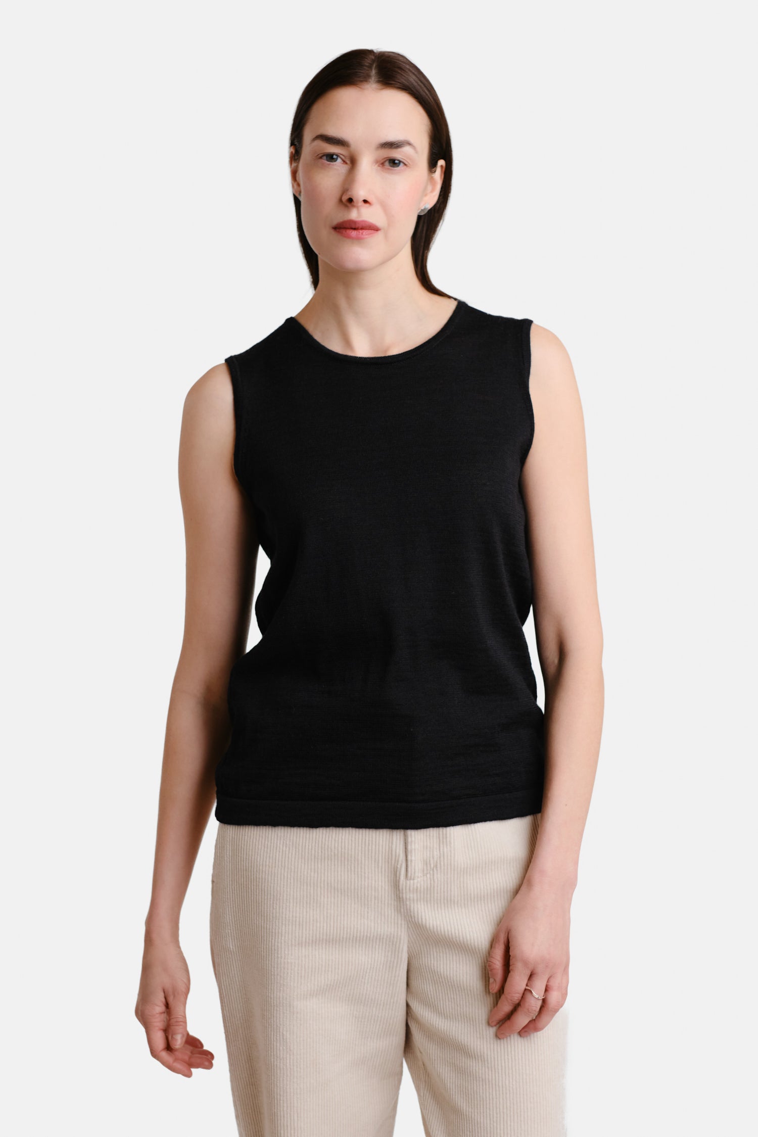 Sense Knitted Top Black