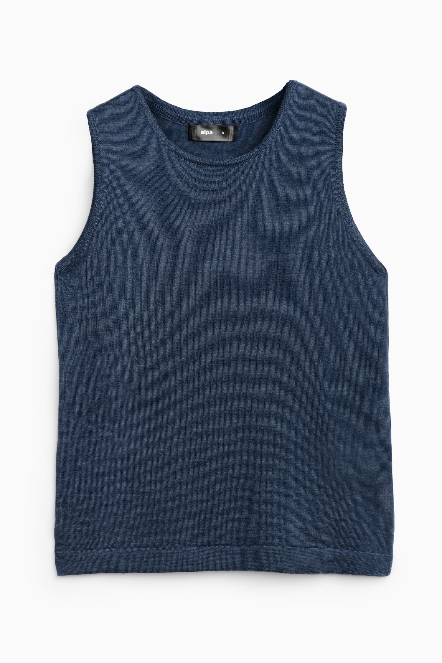 Sense Knitted Top Denimblue_32647