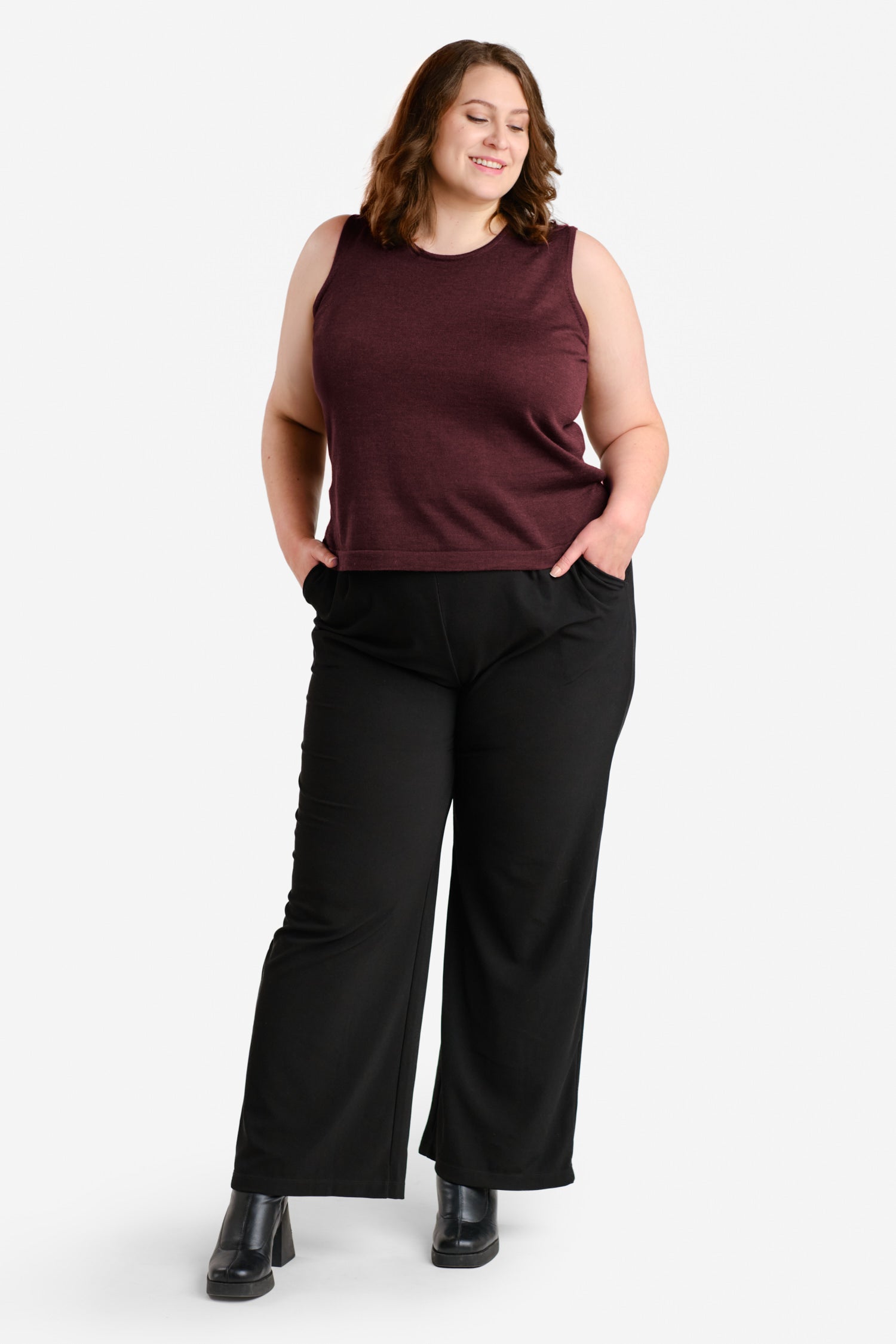 Sense Knitted Top Fig