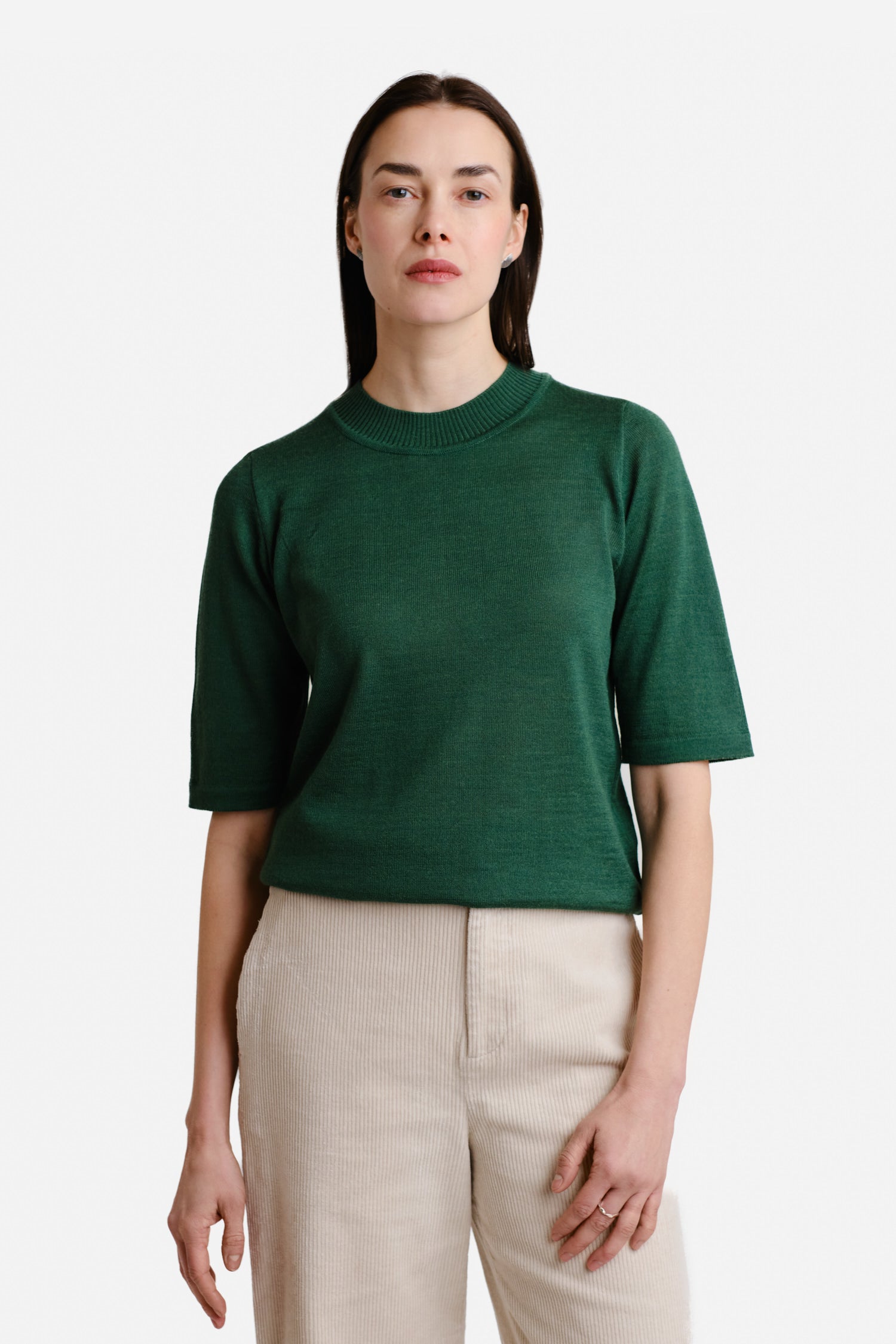 Pearl T Shirt Emerald