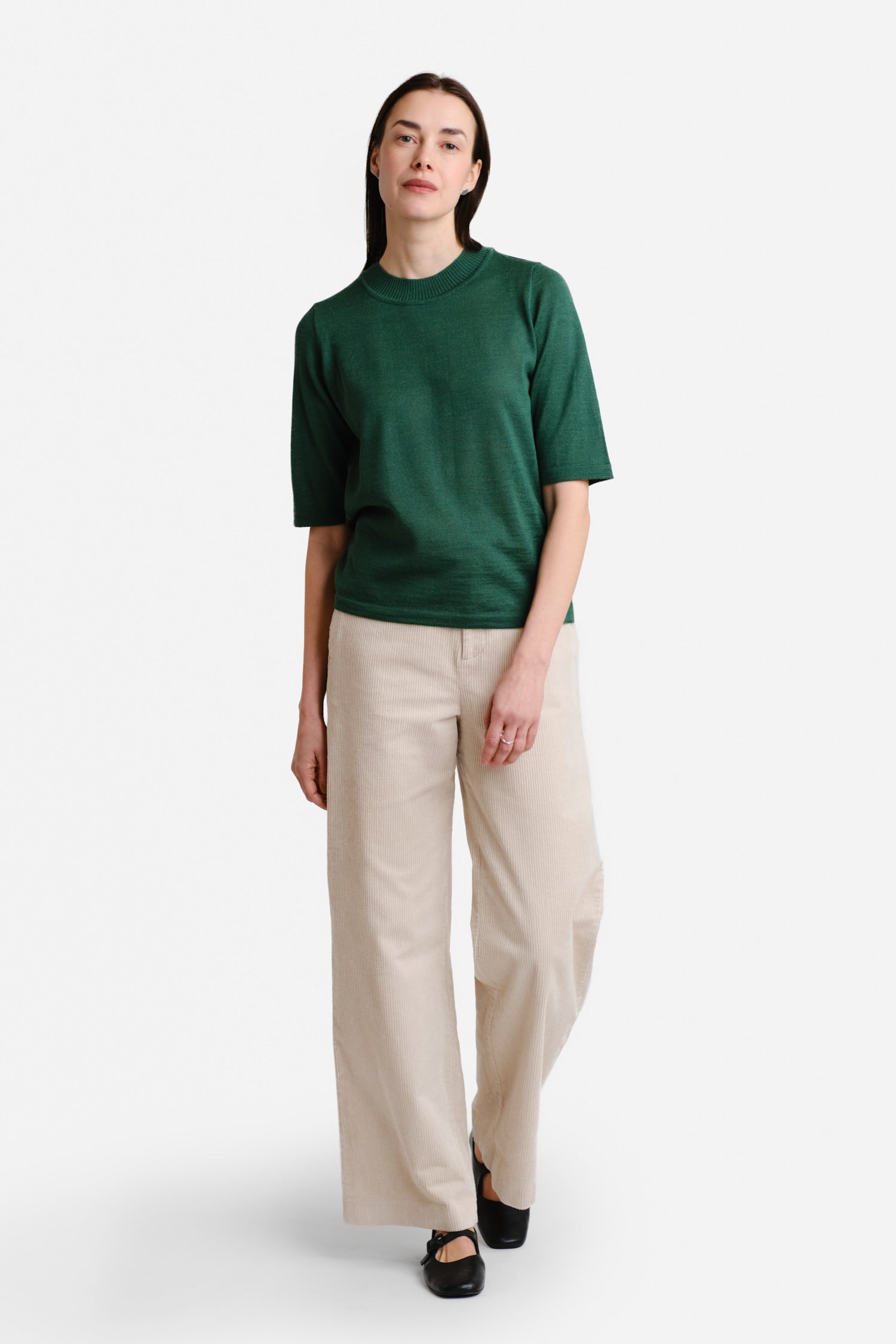 Pearl T Shirt Emerald