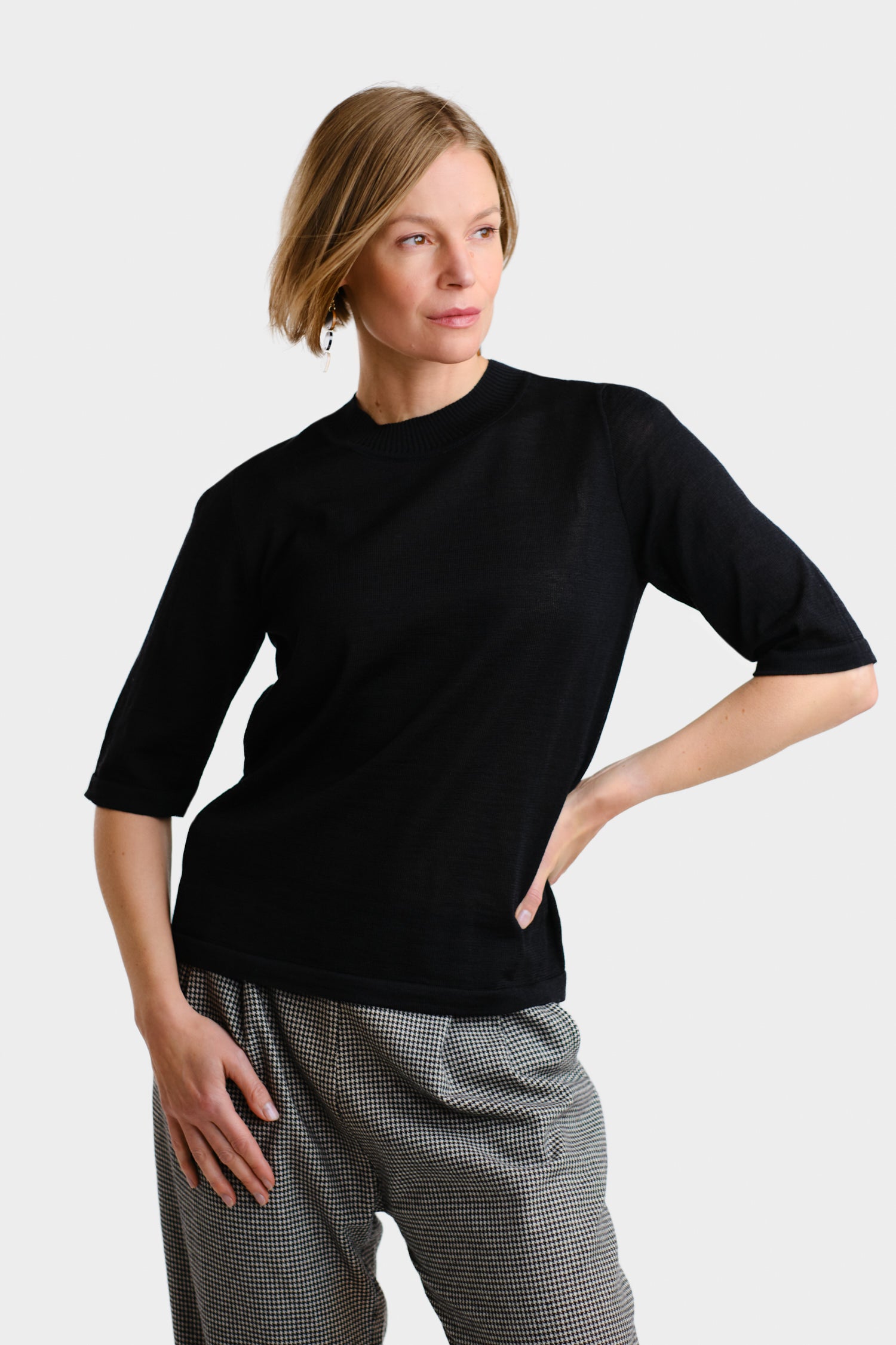 Pearl T Shirt Black