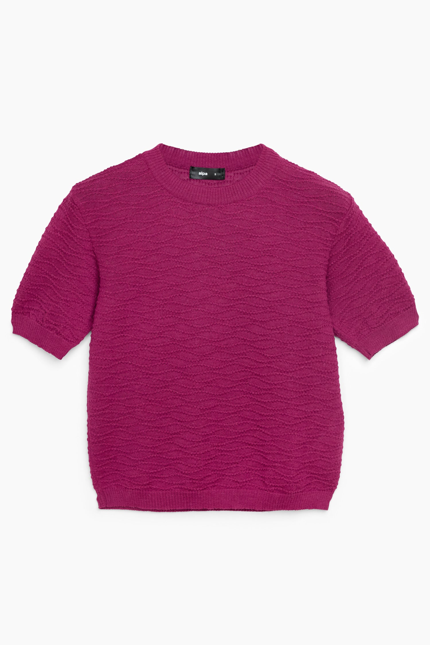 PEBBLE t-shirt, rhubarb