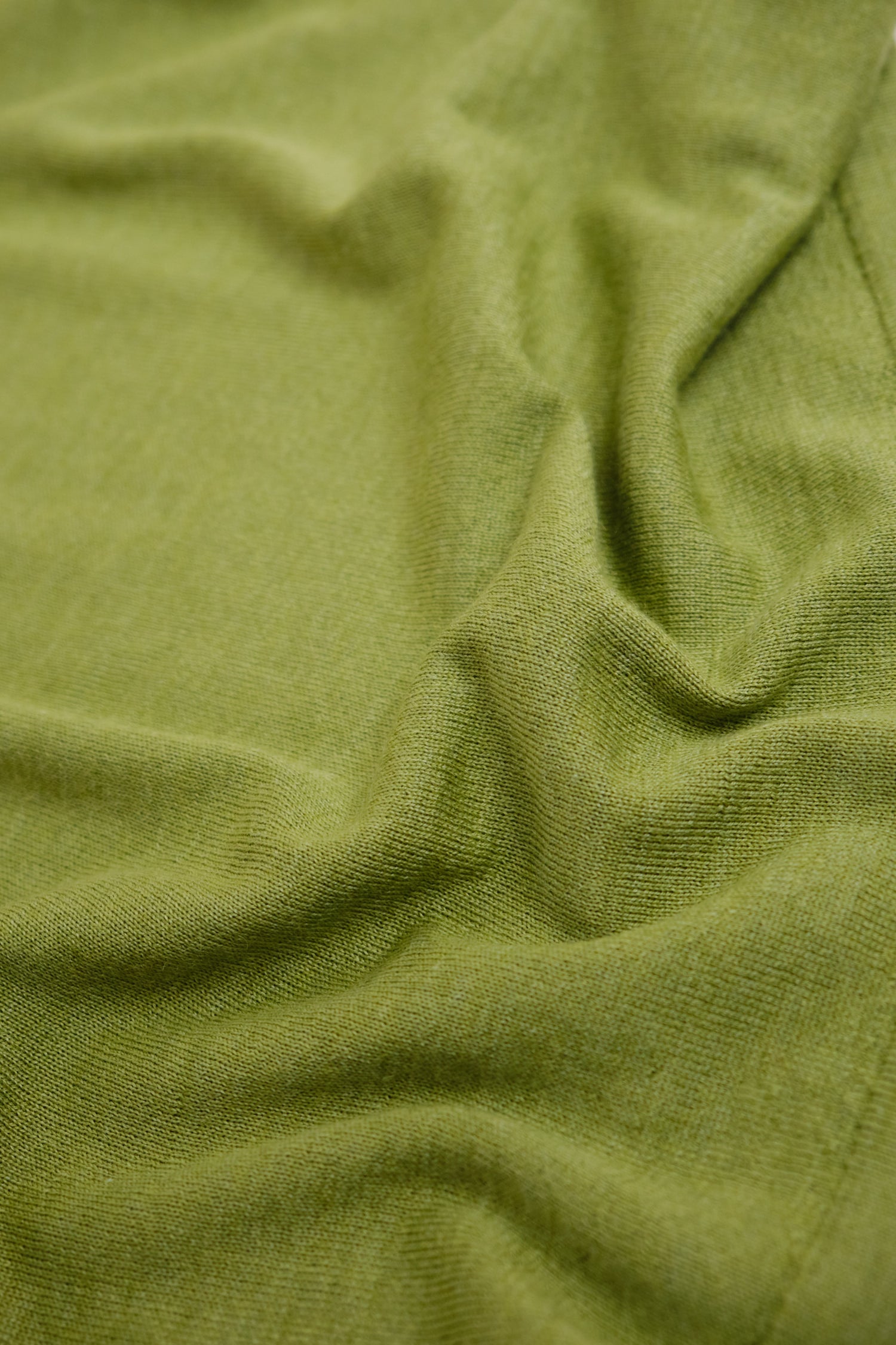 Simple Knit T Shirt Lime
