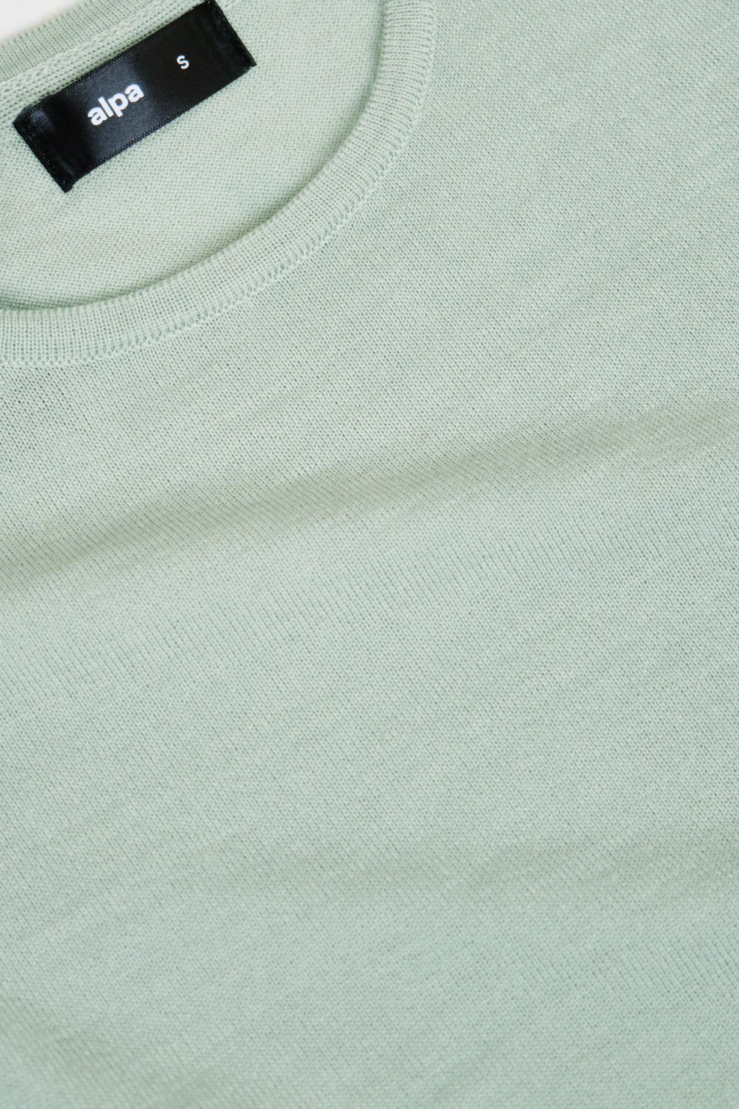 Simple Knit T Shirt Mint