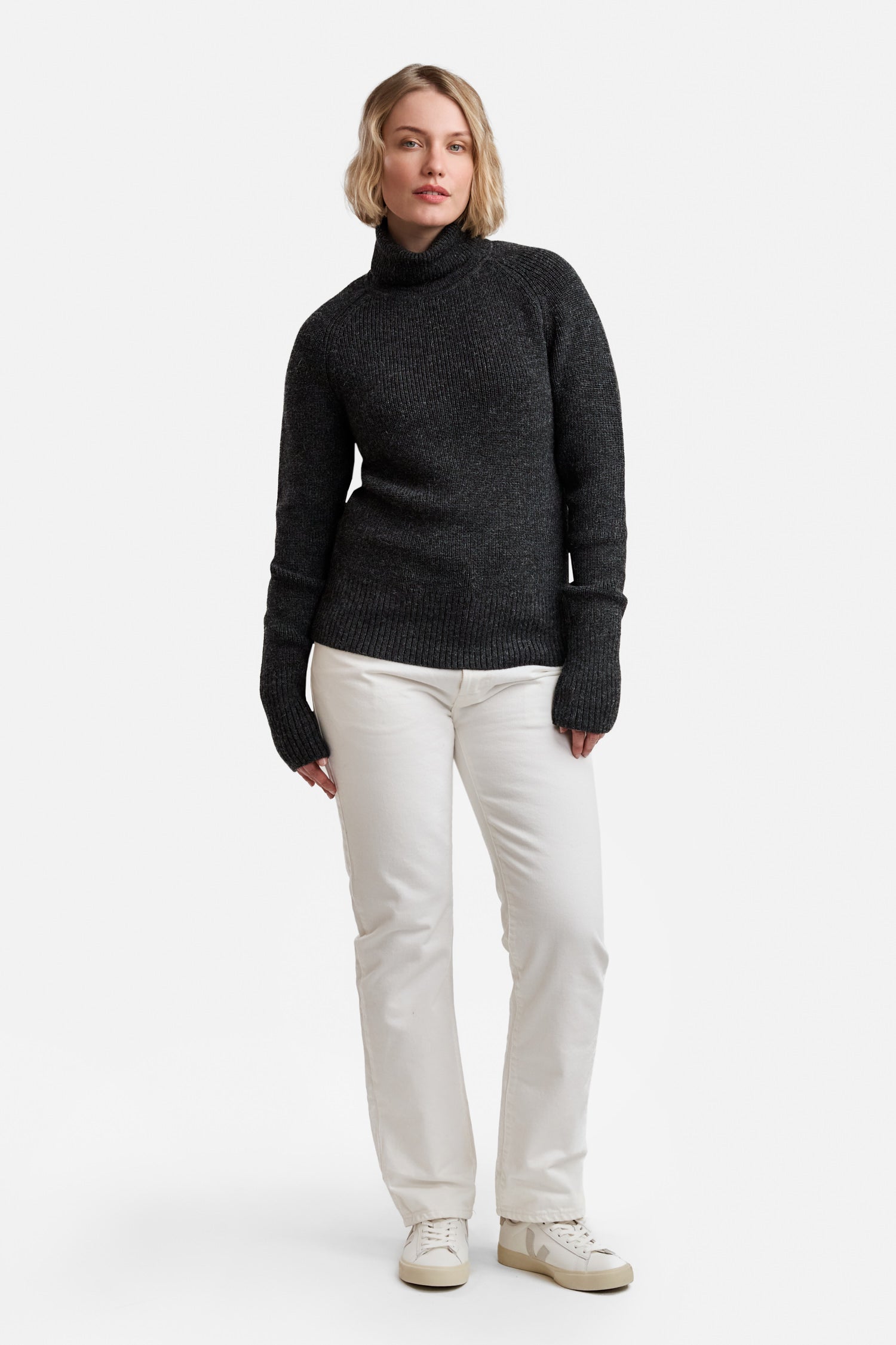 VESIKKO turtleneck, charcoal