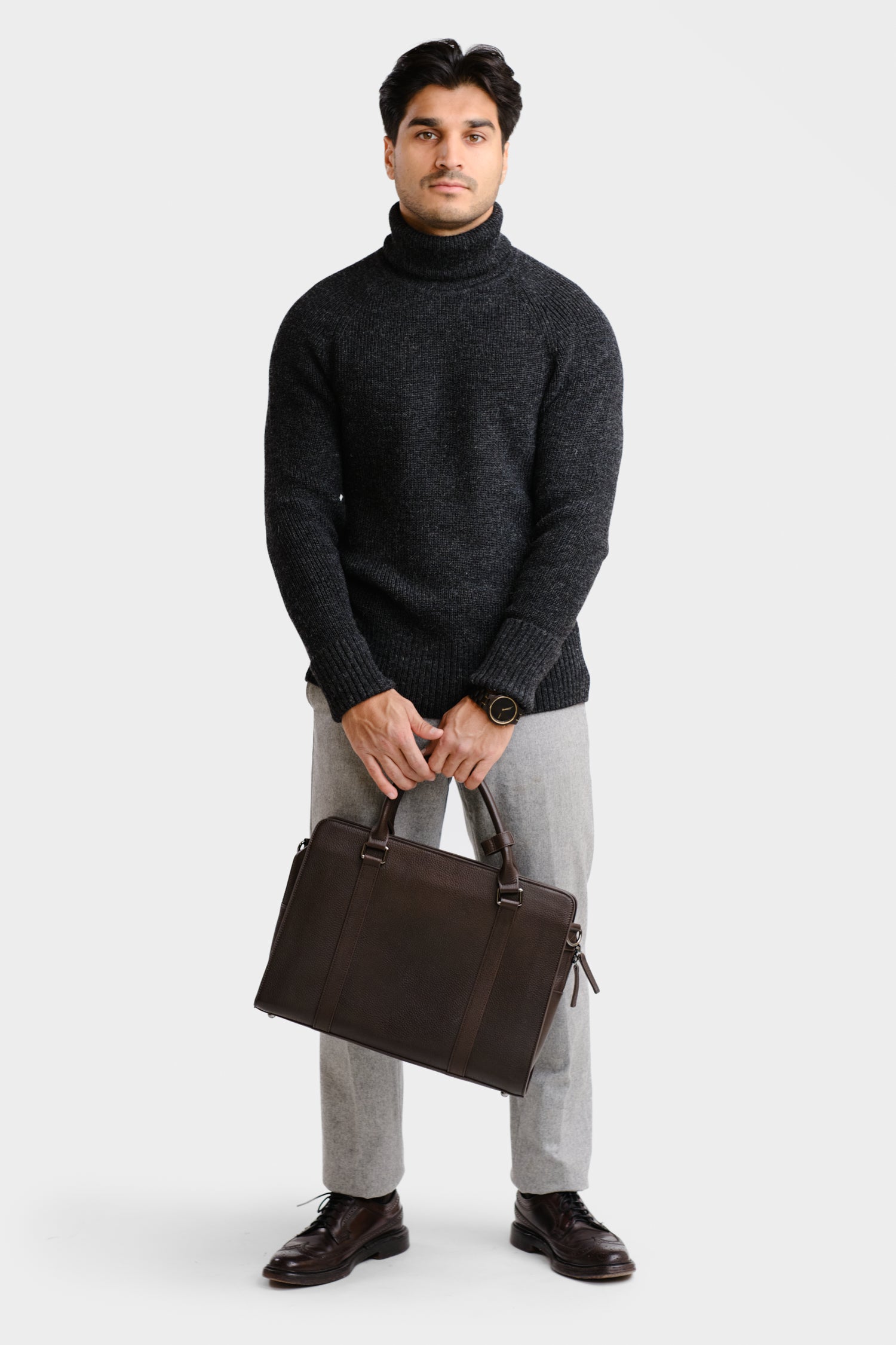 Vesikko Turtleneck Charcoal