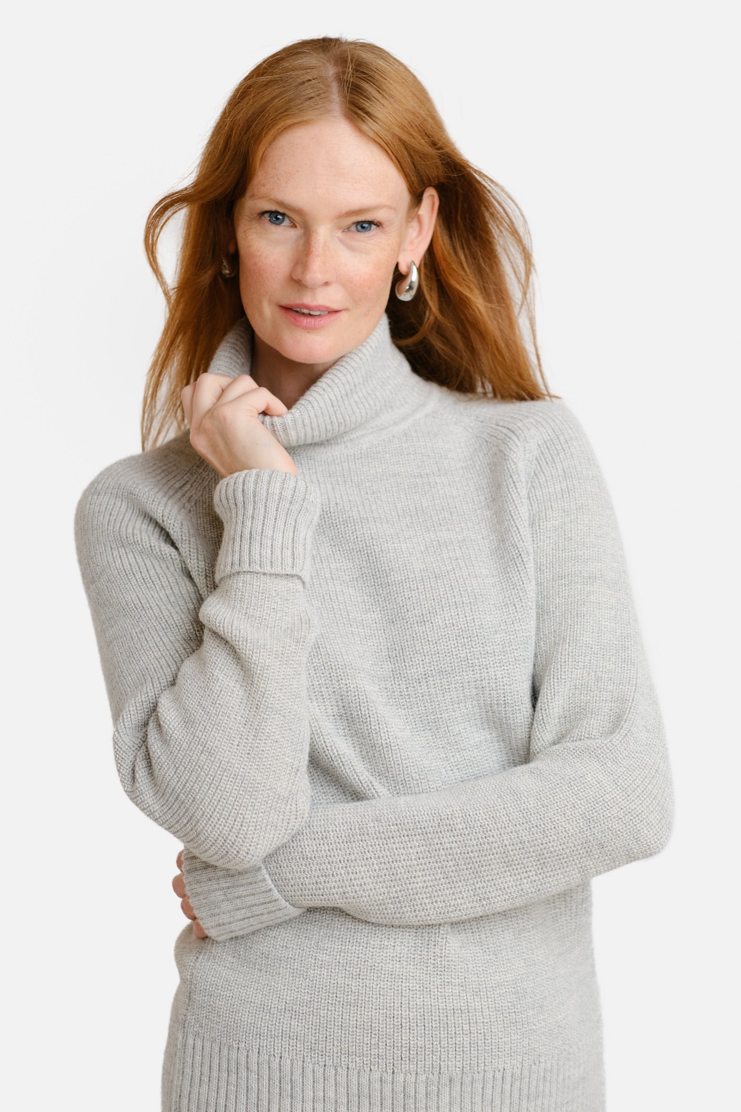 Vesikko Turtleneck Light Grey