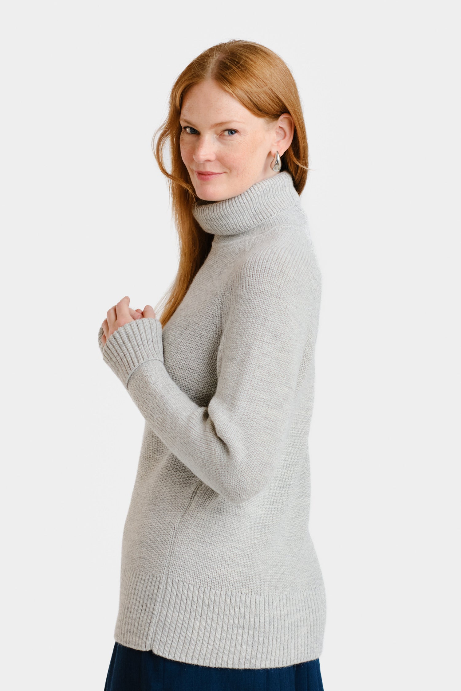 Vesikko Turtleneck Light Grey