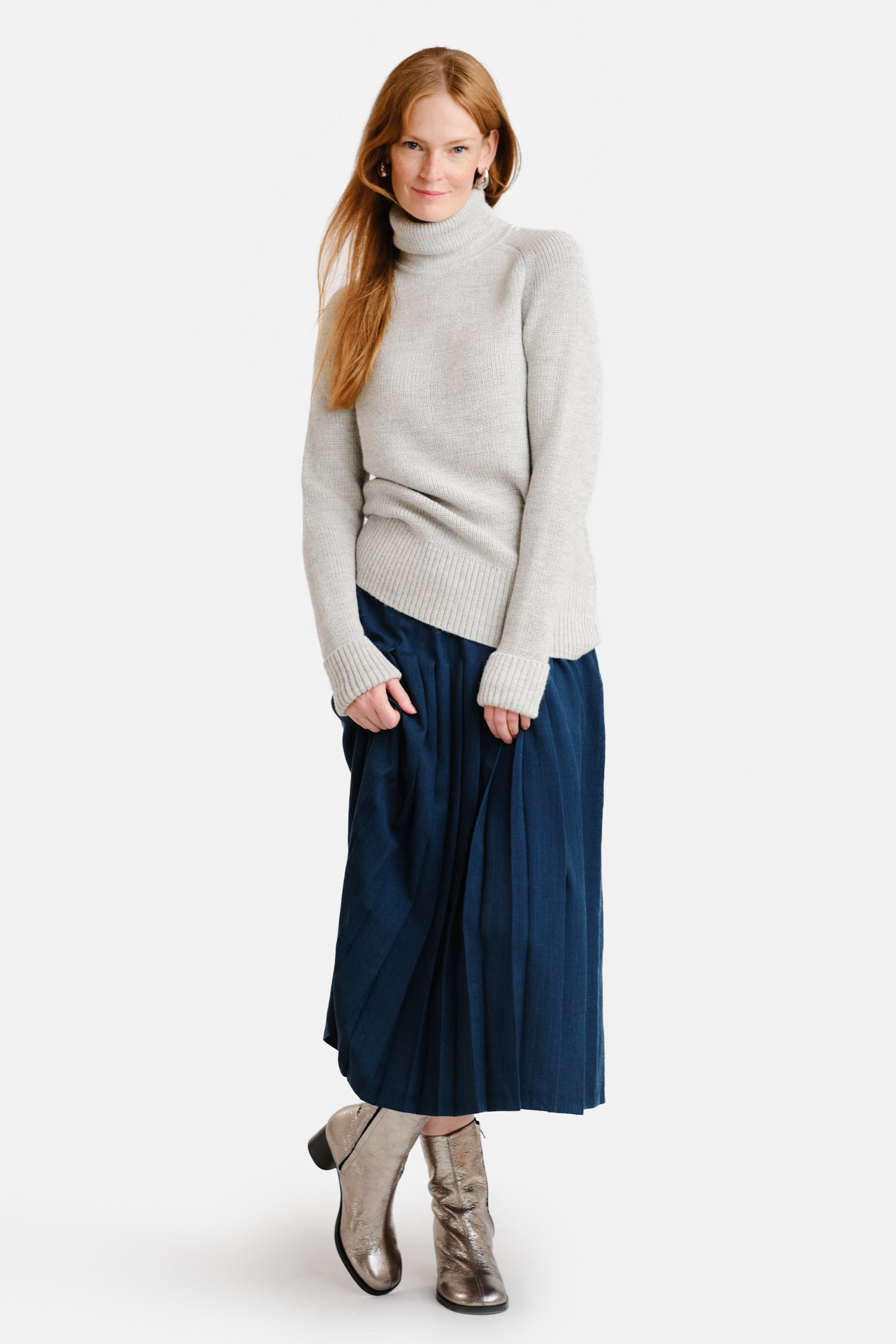 Vesikko Turtleneck Light Grey