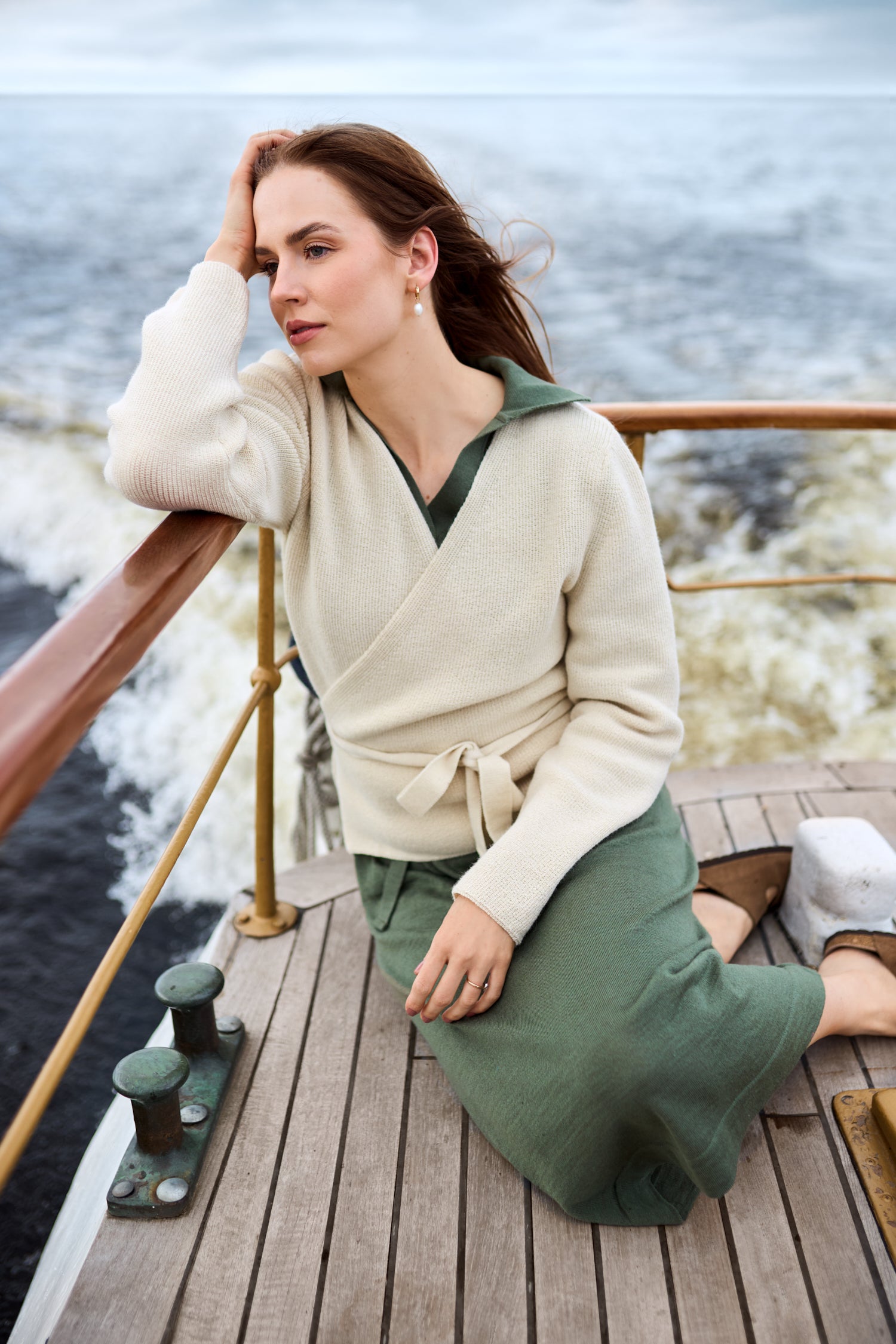 Calm Cardigan Off White