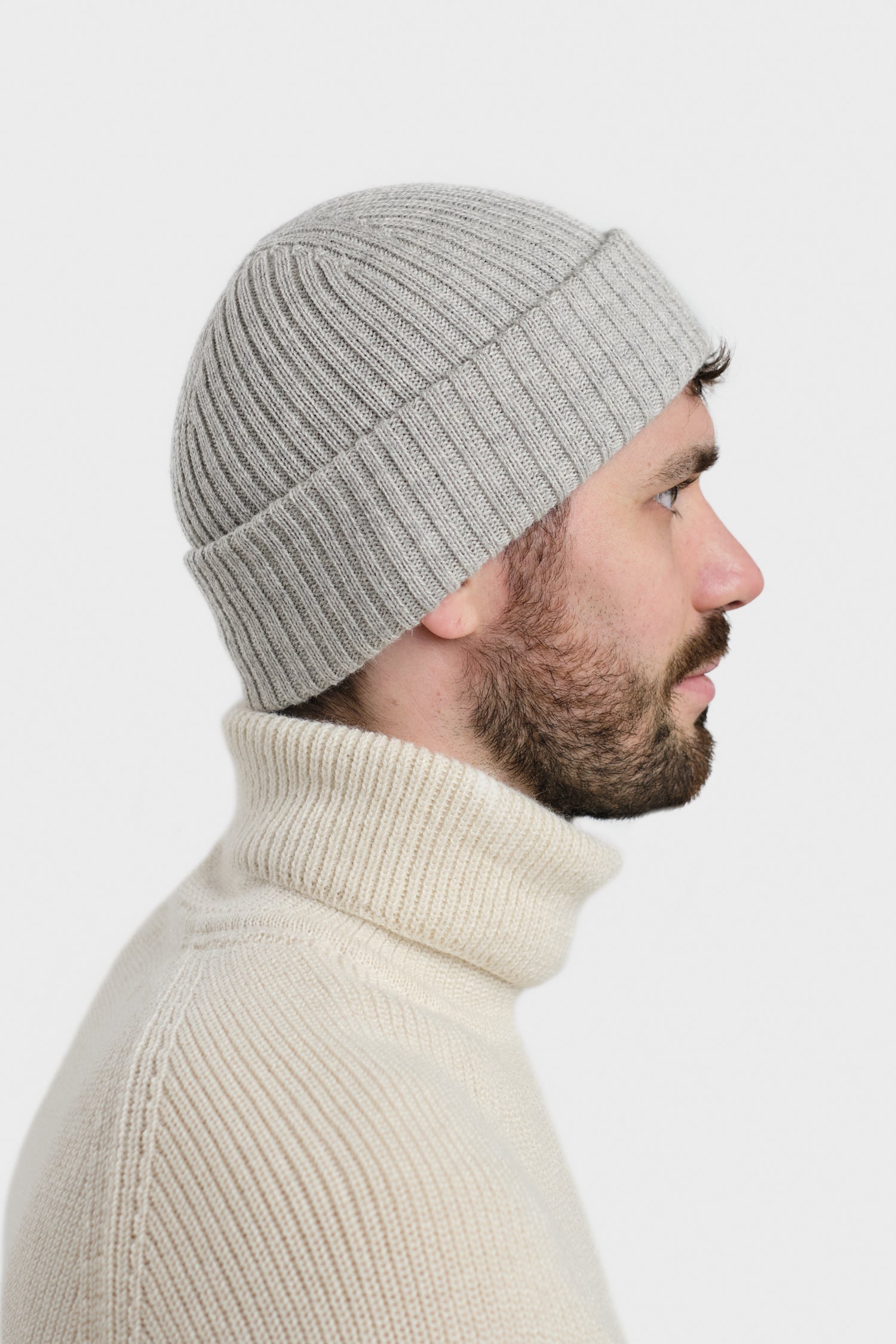 Fold Beanie Light Grey