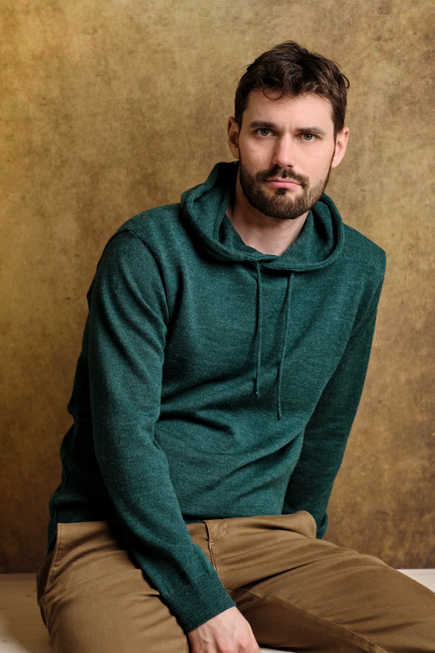 Hoodie Alpaca Hoodie Deep Green