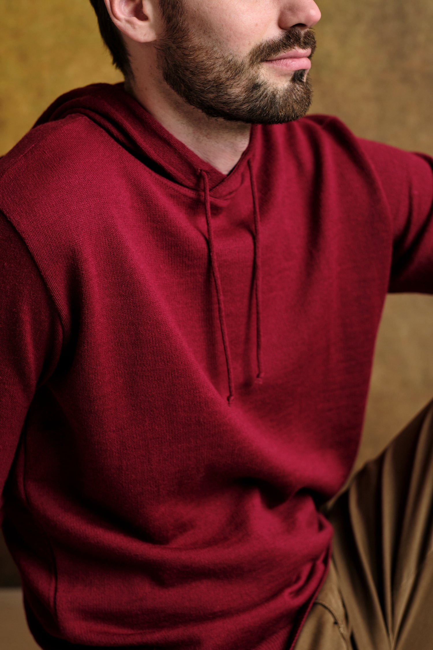 Alpacahoodie Cranberry Red Hoodie