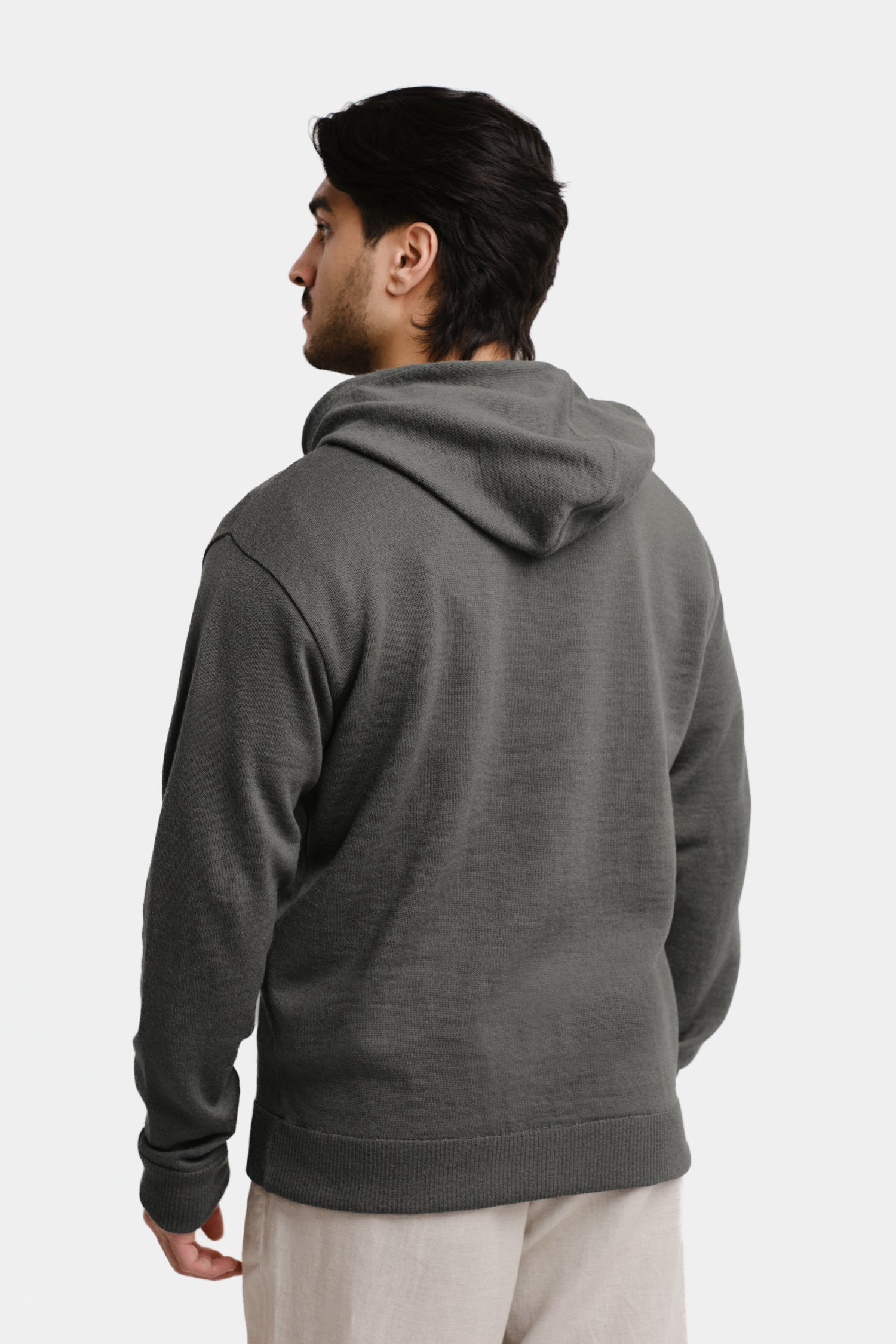 Hoodie Zip Alpaca Hoodie Cypress