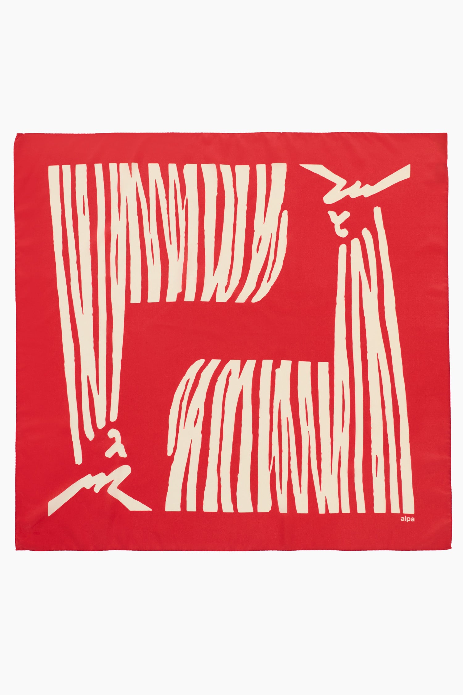 FLAIR scarf, scarlet red