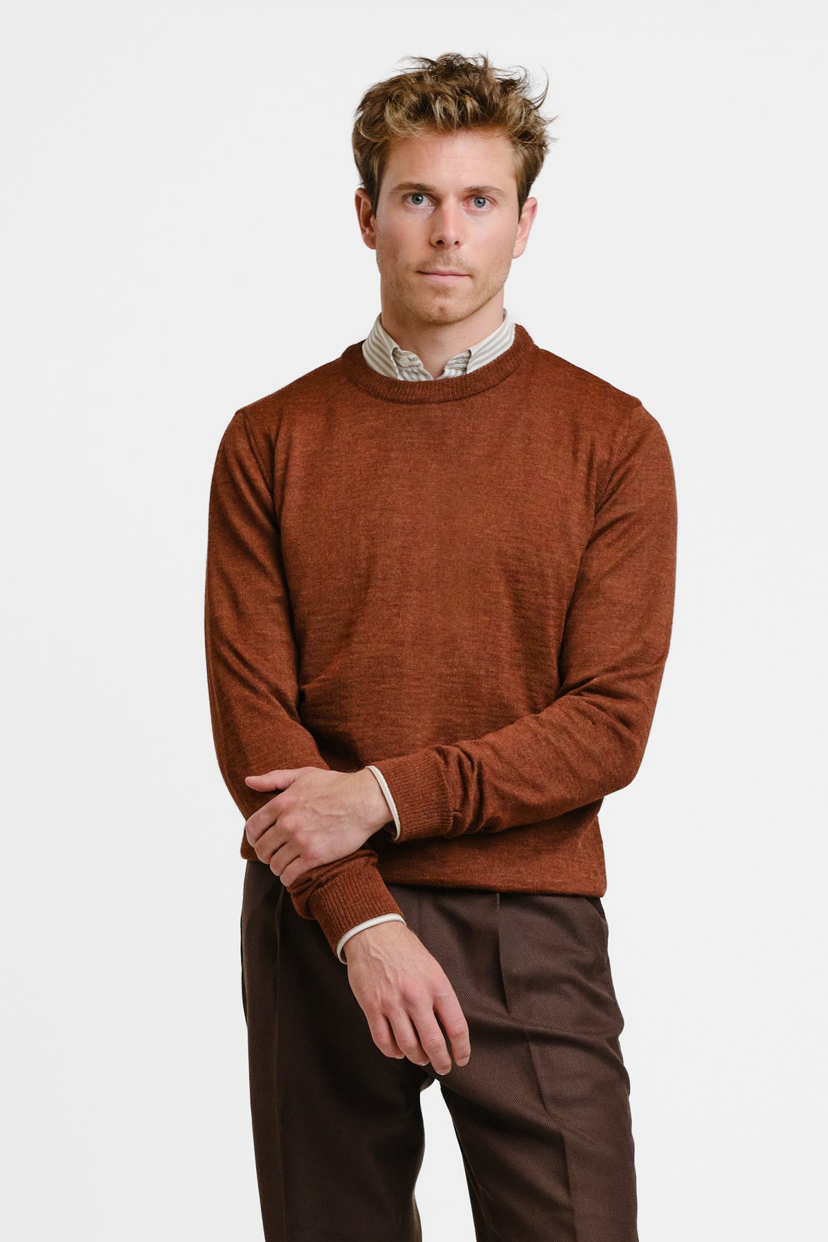 ELEMENT knit sweater, mahogany