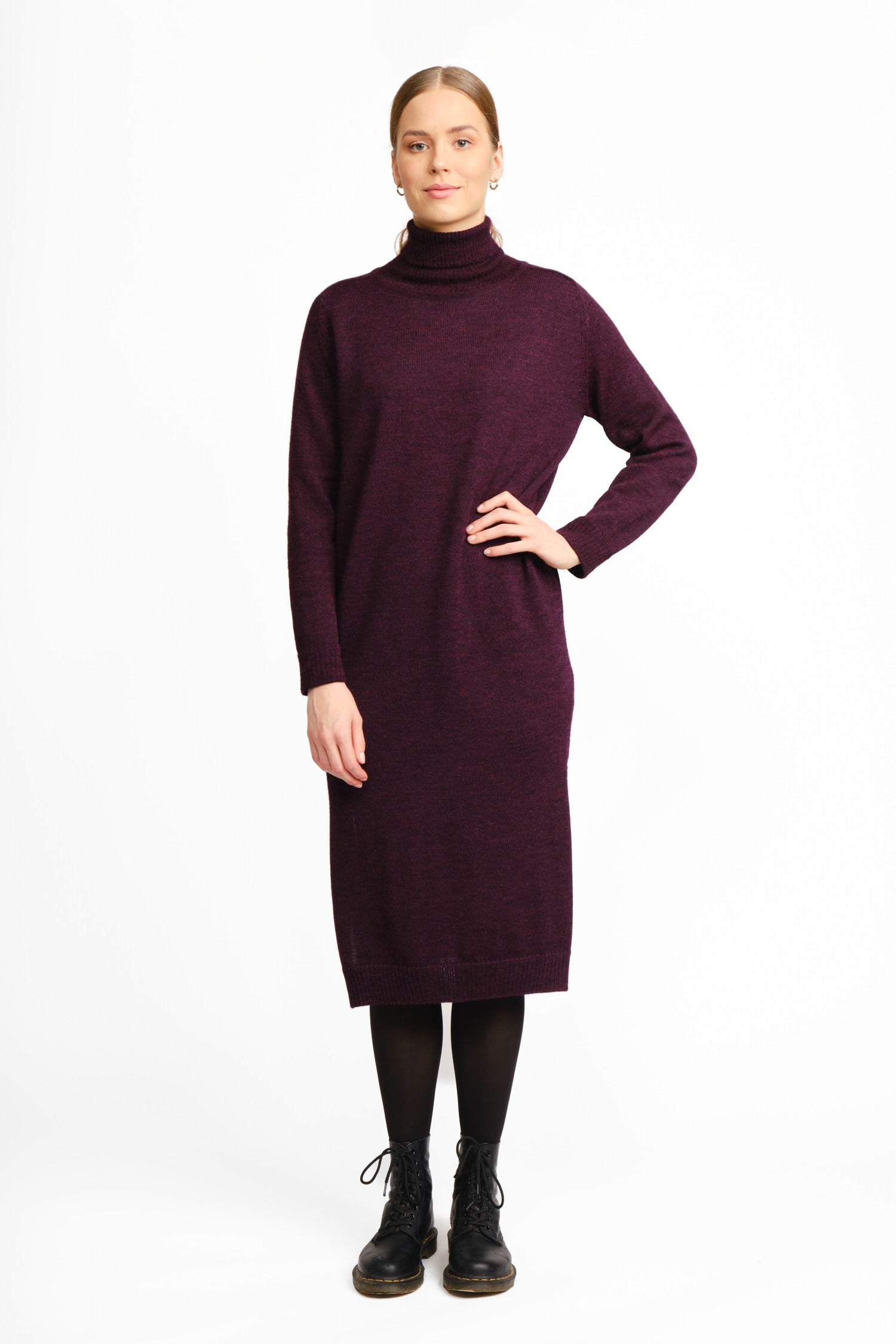 Cozy Maxi Dress Plum