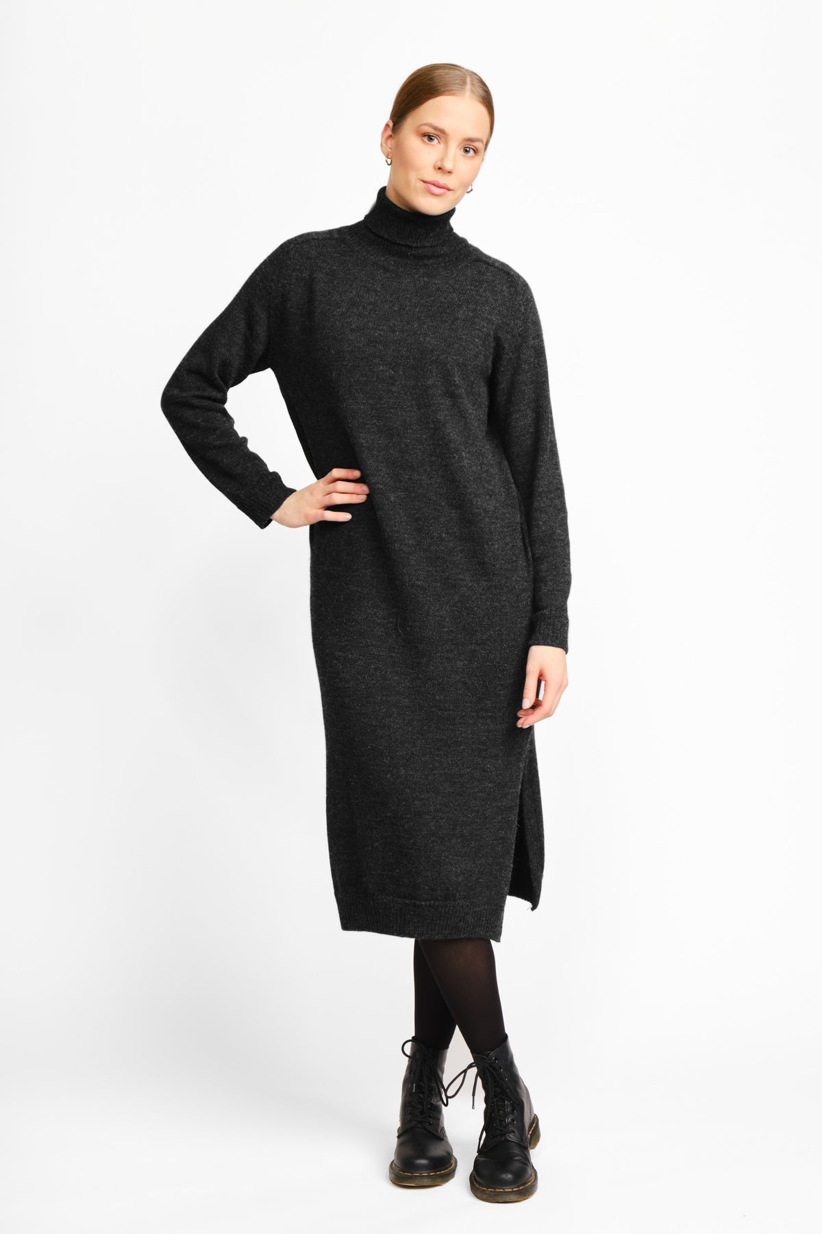Cozy Maxi Dress Dark Grey