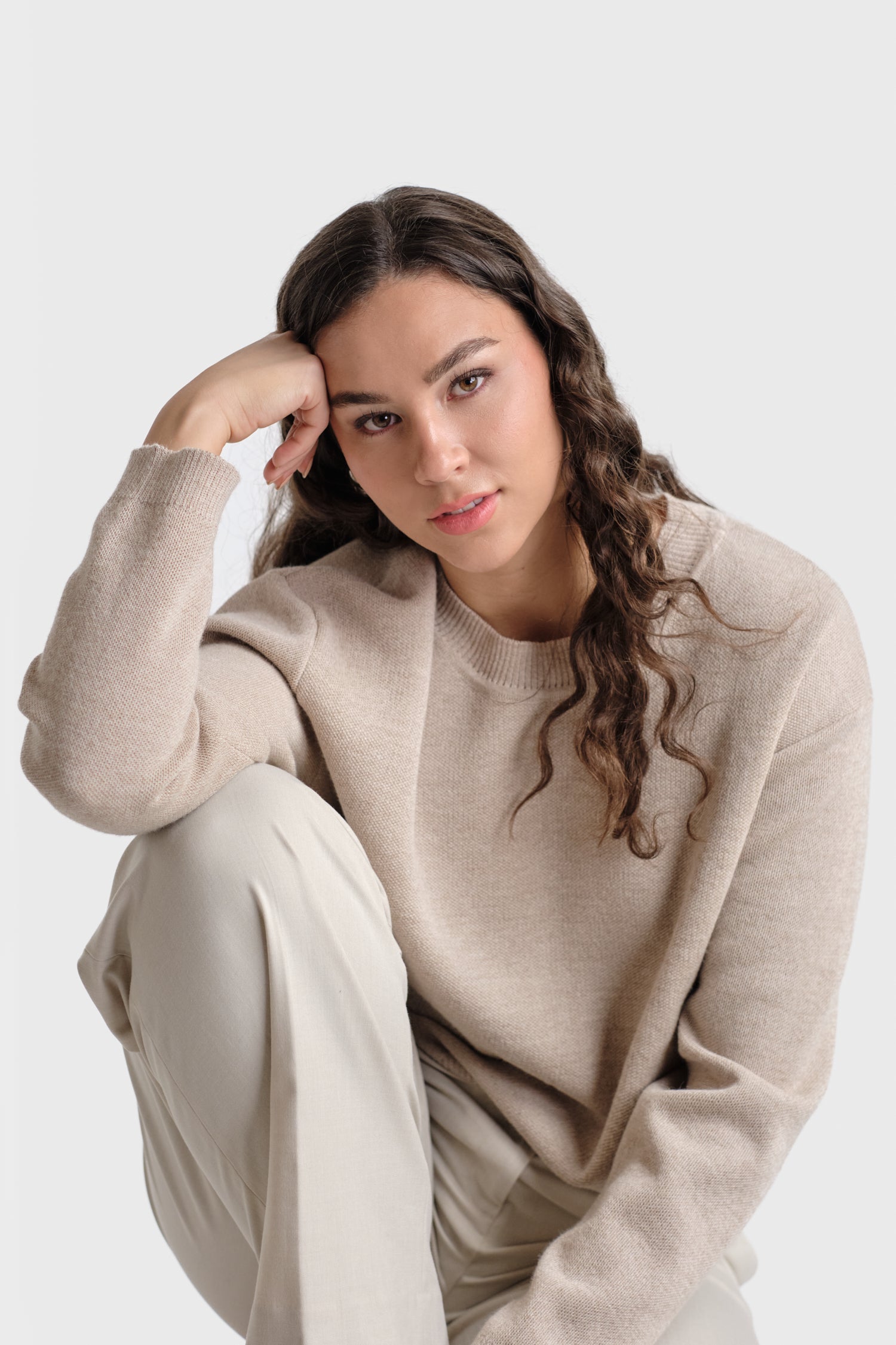 Sees Jumper Beige