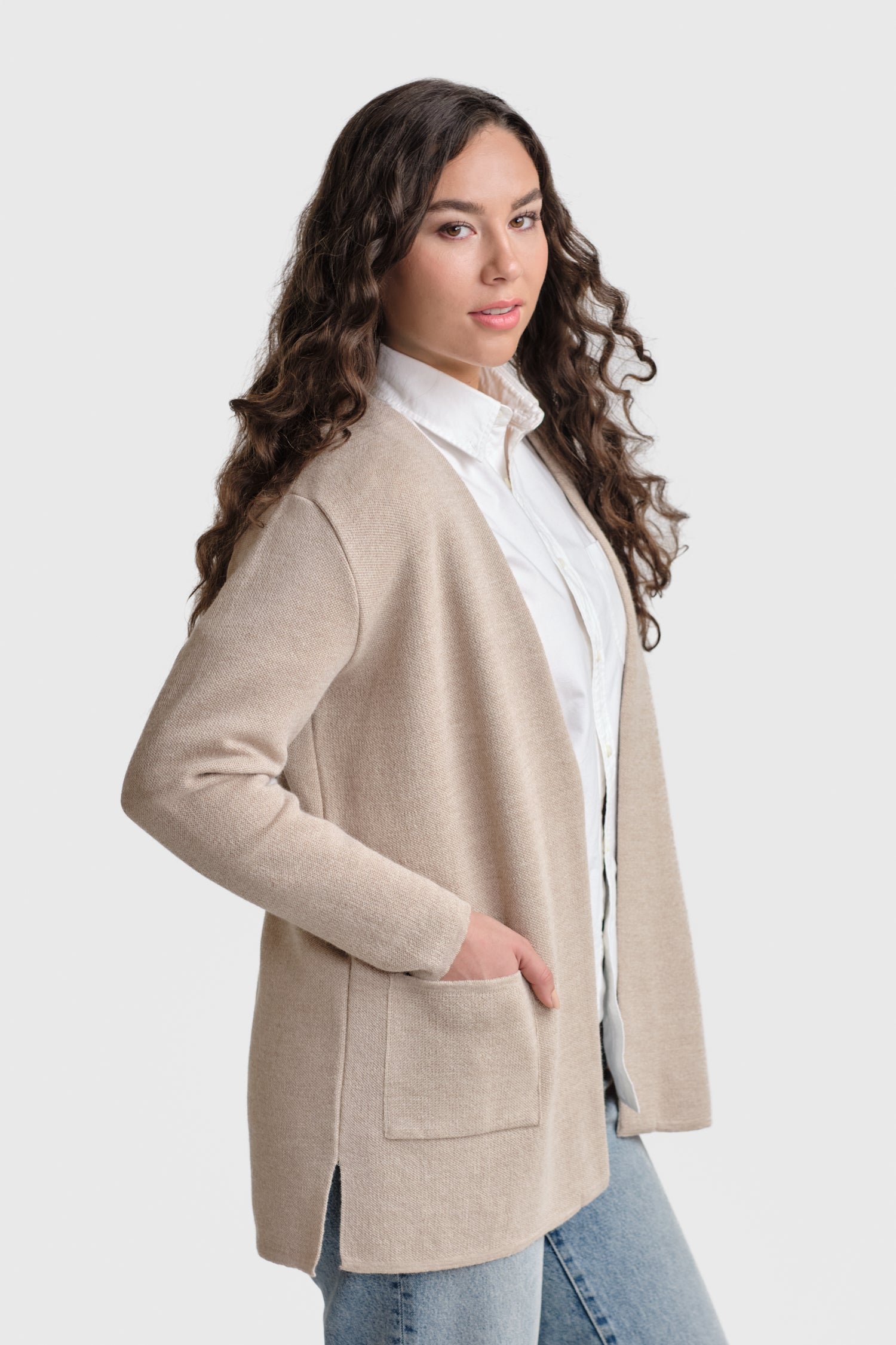 Woods Cardigan Beige
