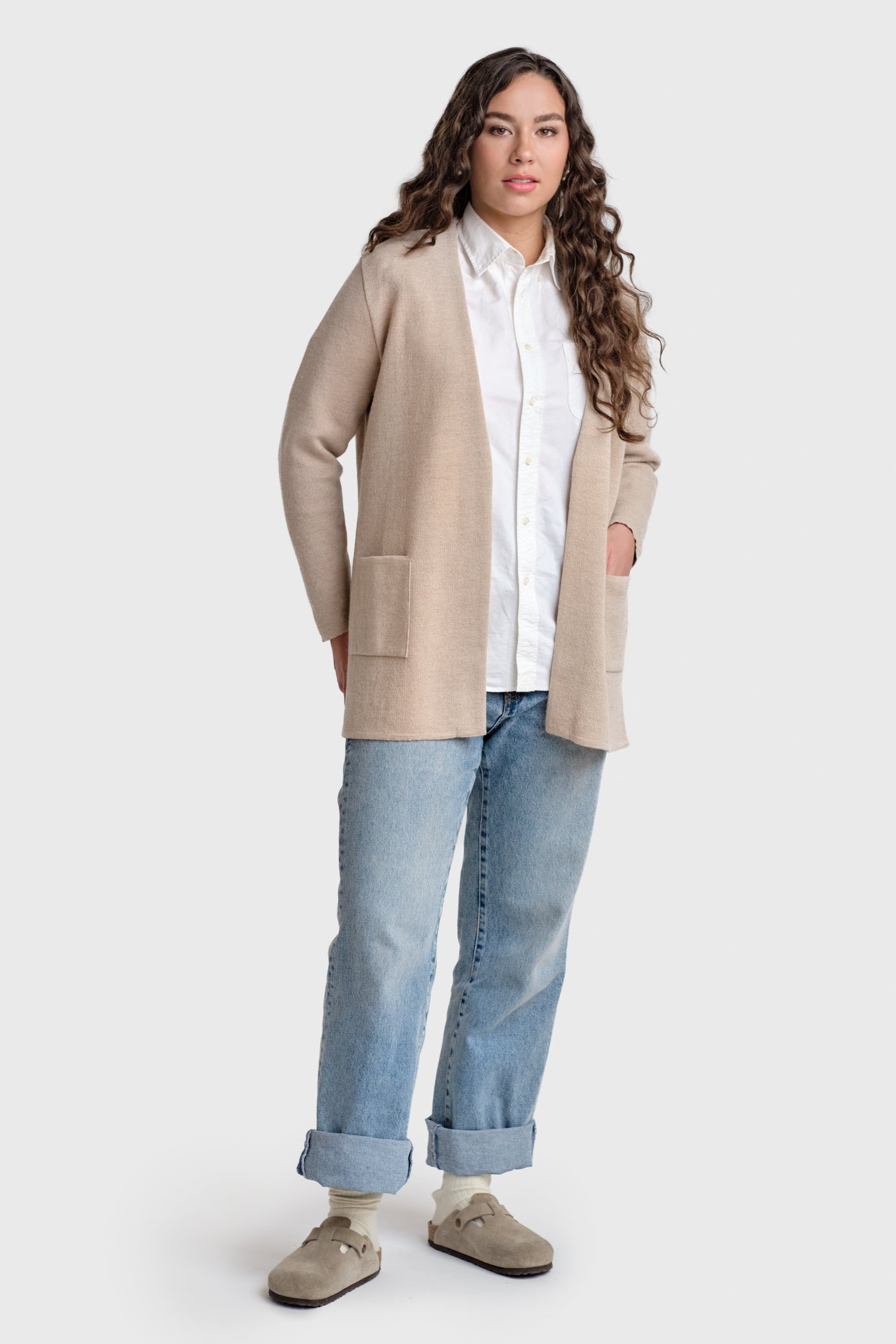 WOODS cardigan, beige | Alpa