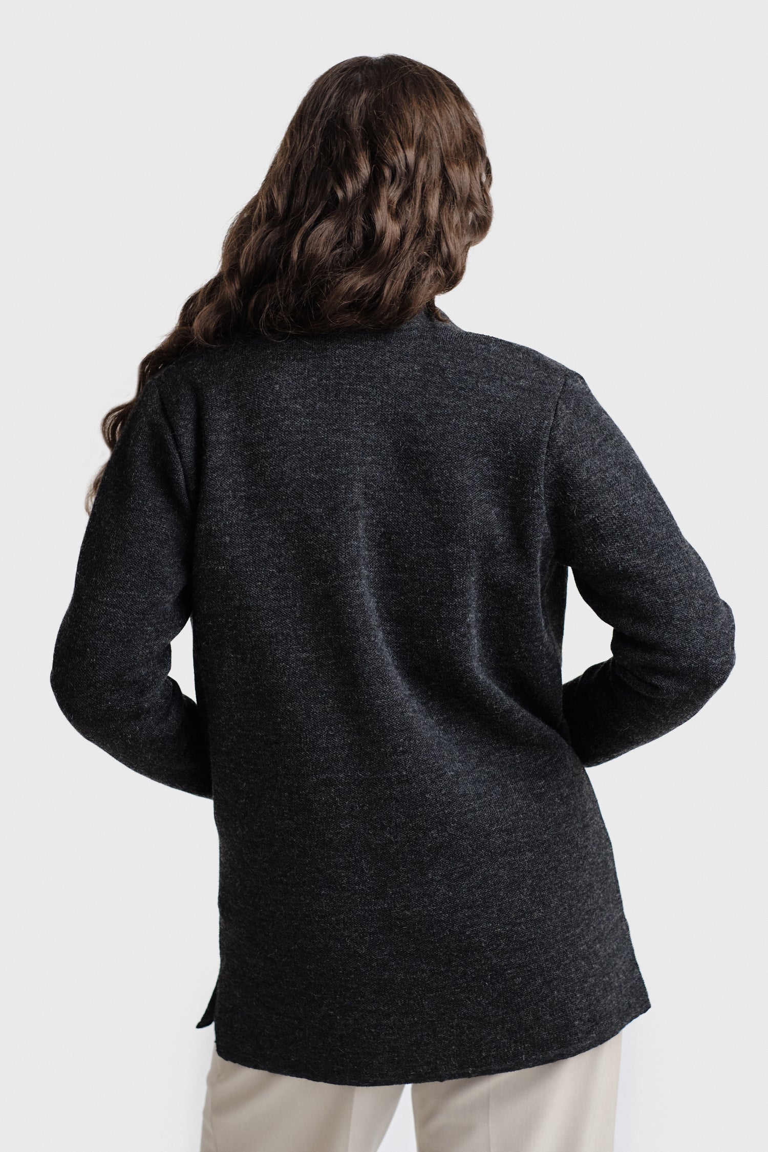 Woods Cardigan Charcoal