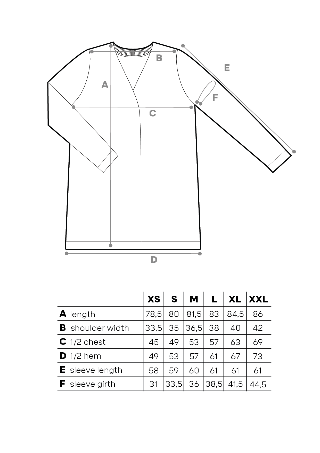 Size chart image 1