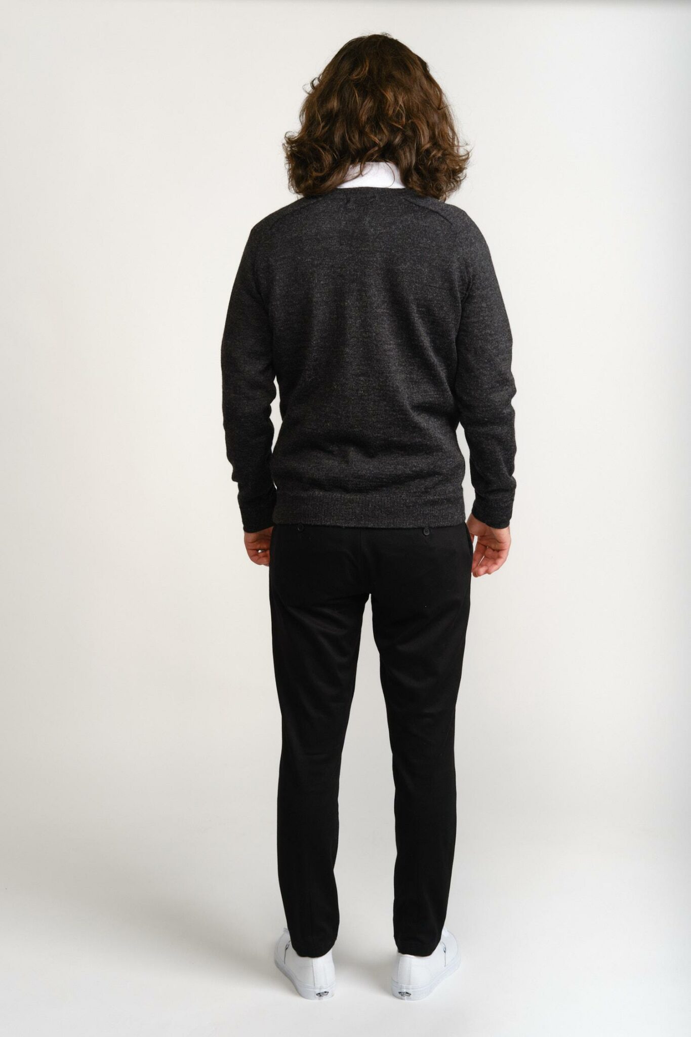 Sweater Dark Grey Crew Neck