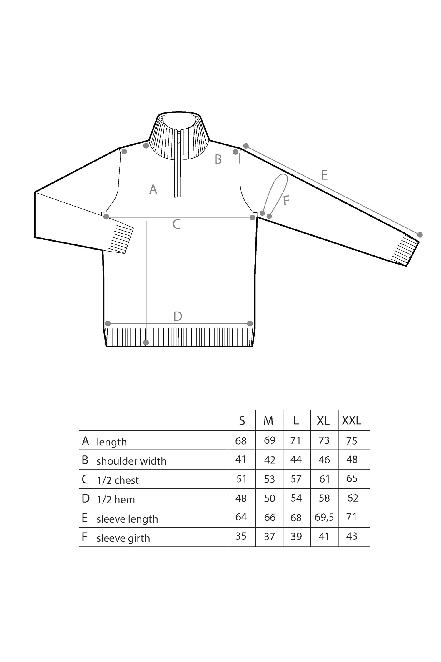 Size chart image 1