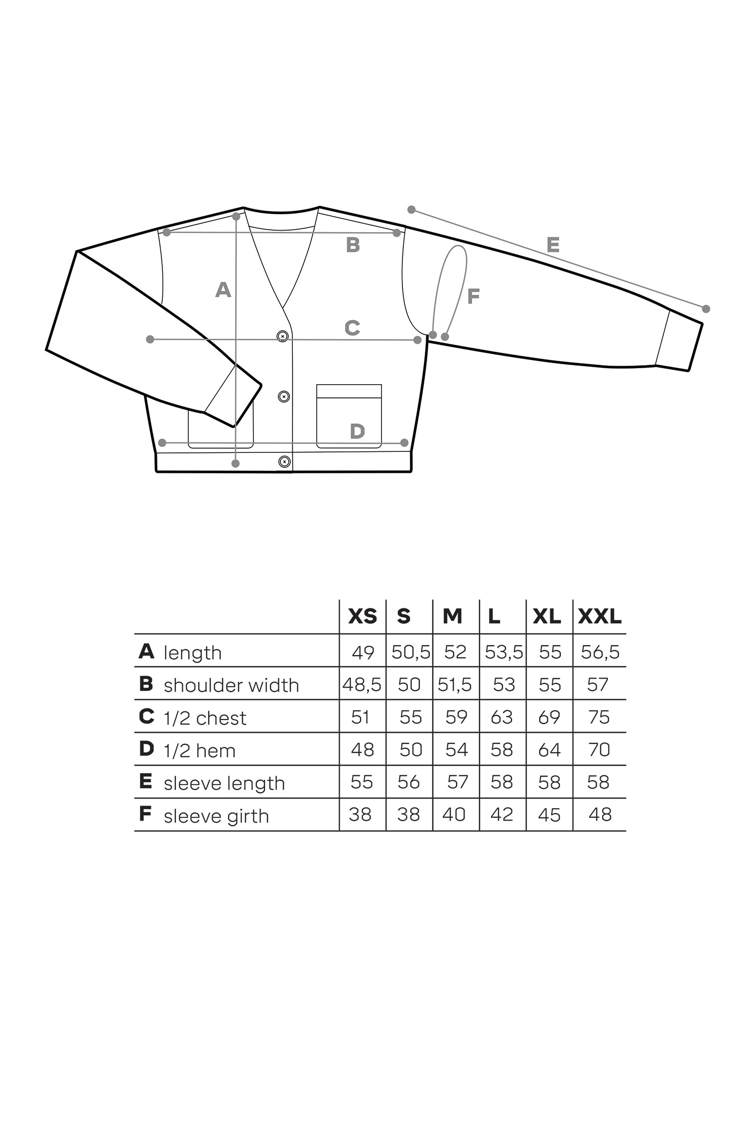 Size chart image 1