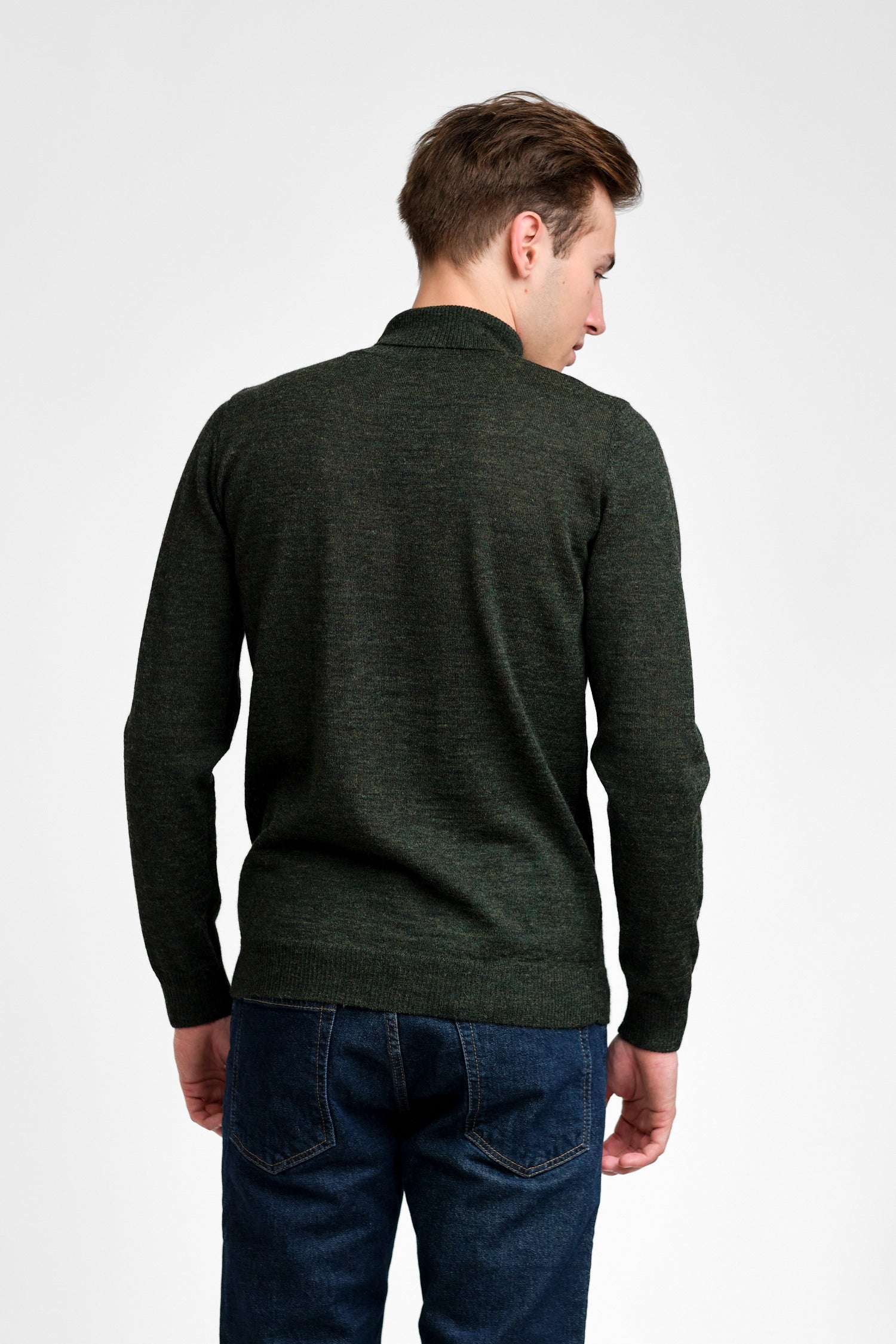 Turtleneck Forest Green Roll Neck