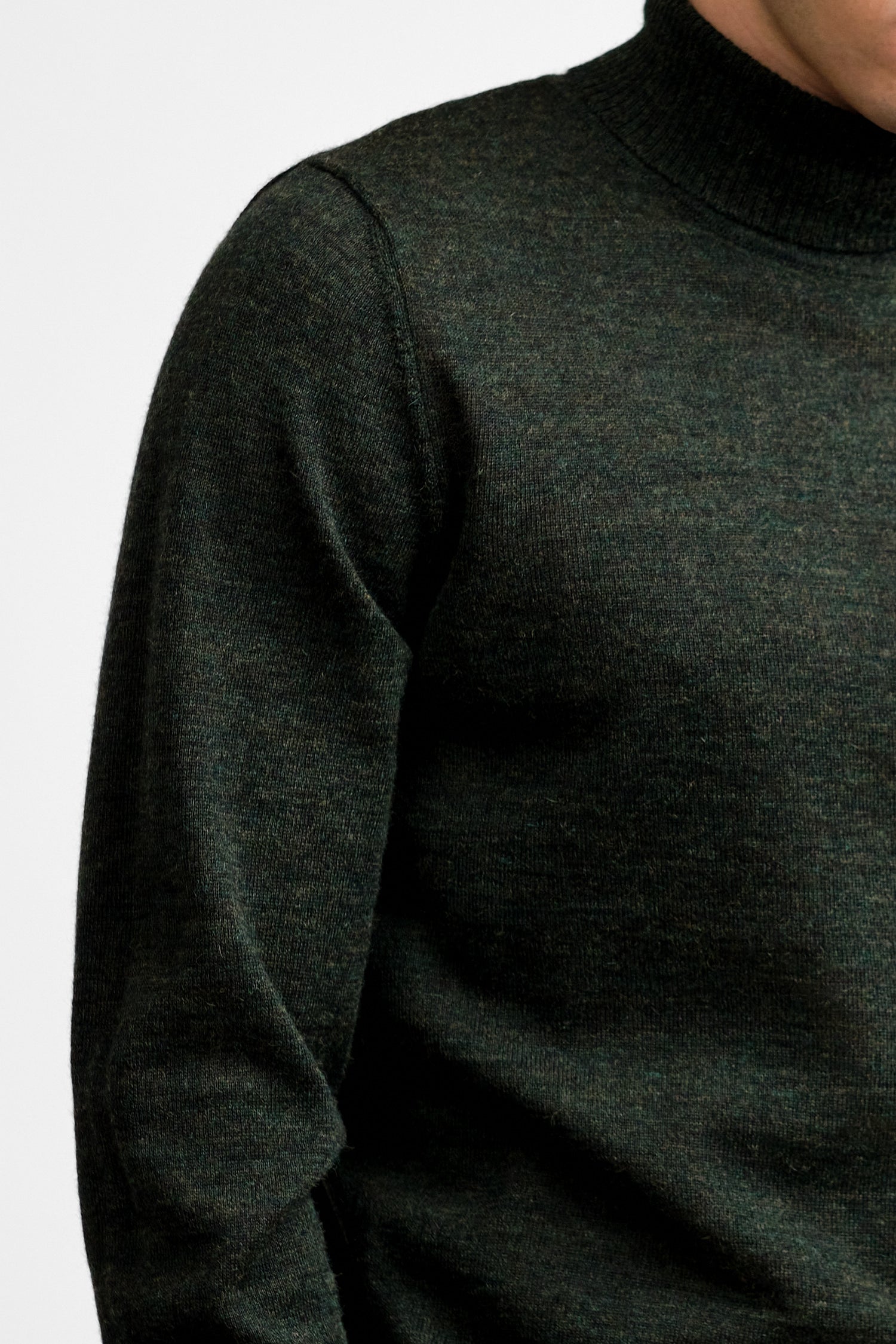 ROLL NECK turtleneck, forest green | Alpa