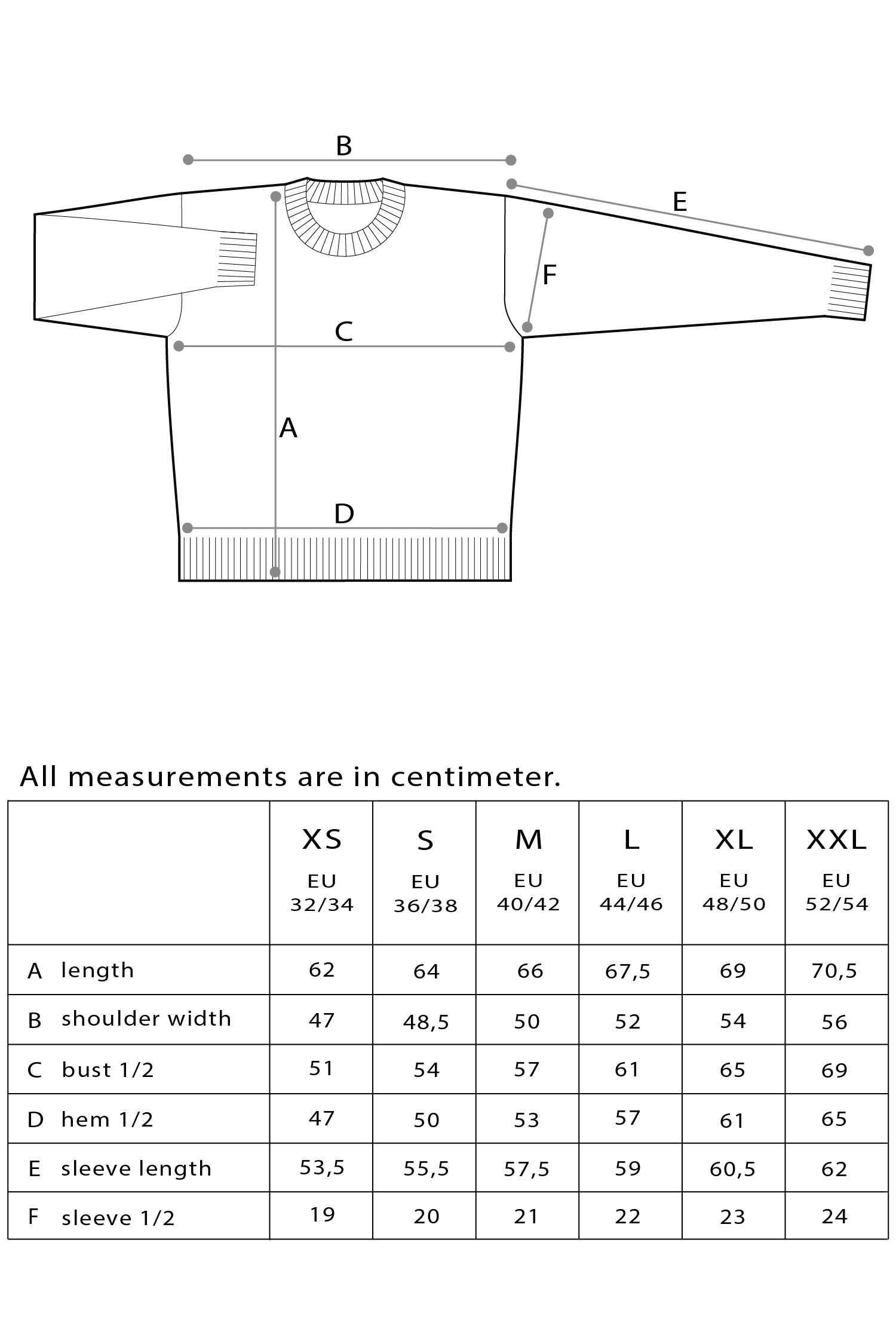 Size chart image 1