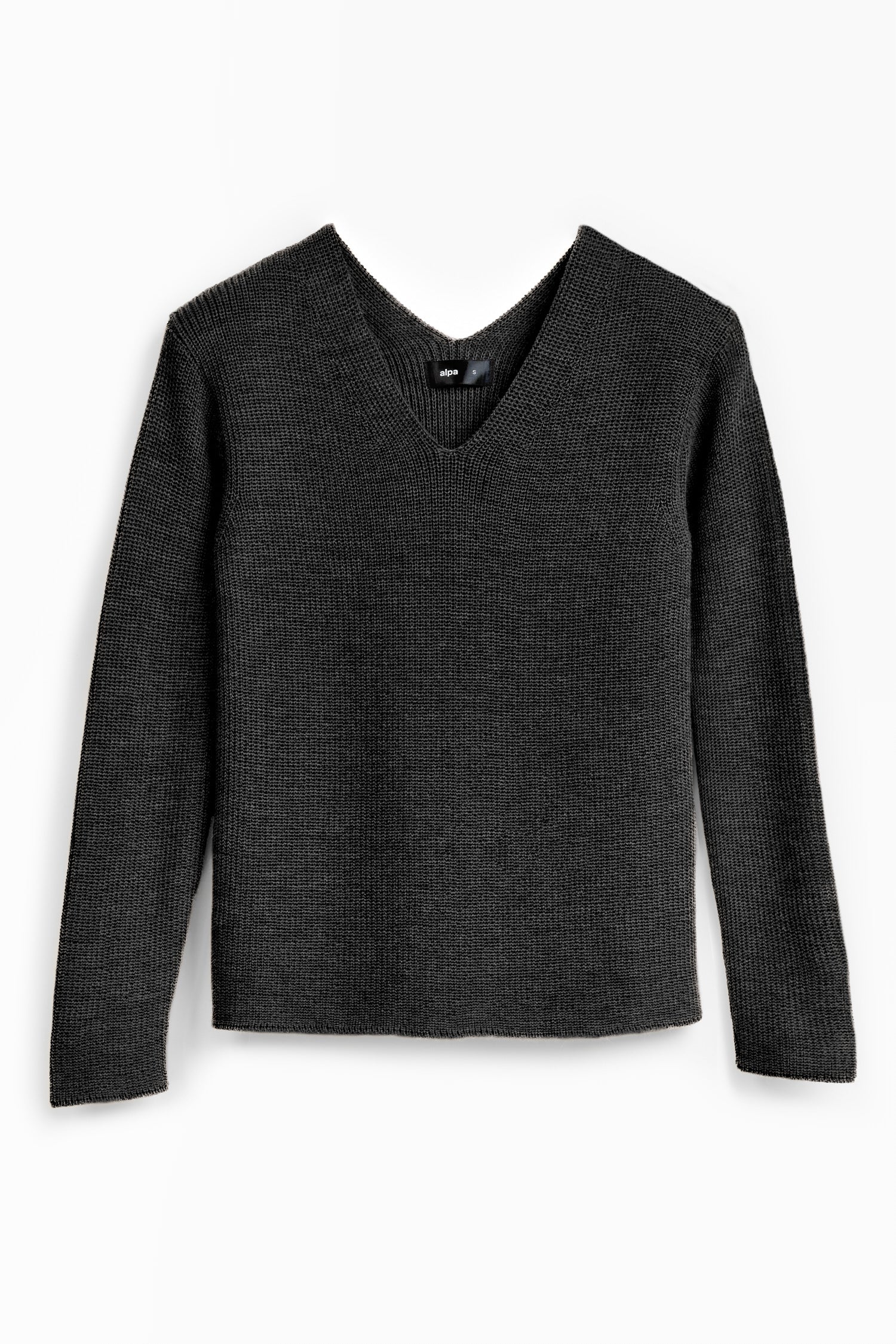 Chunky Knit Sweater Dark Grey