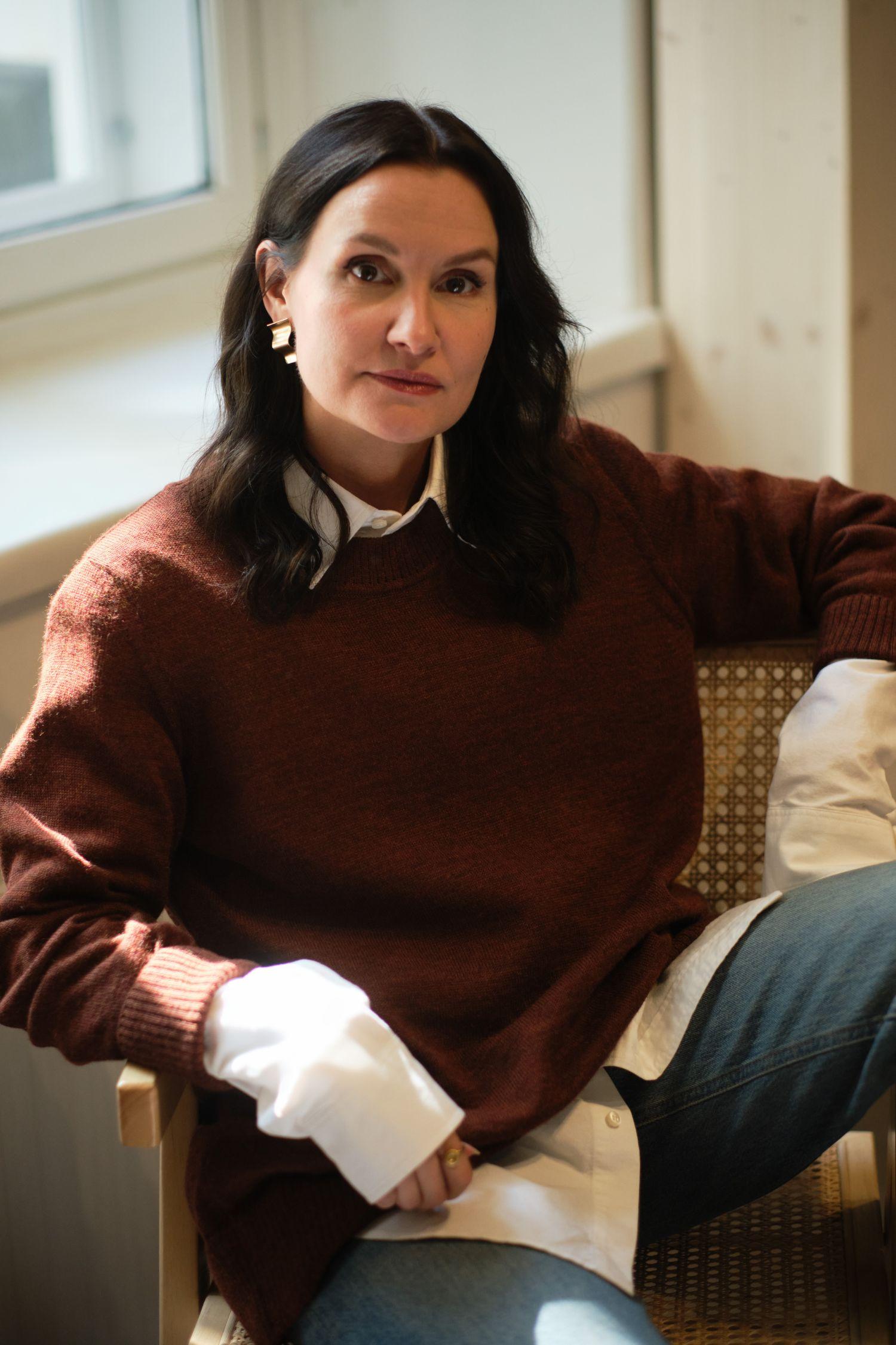 Dialogue Sweater Mahogany