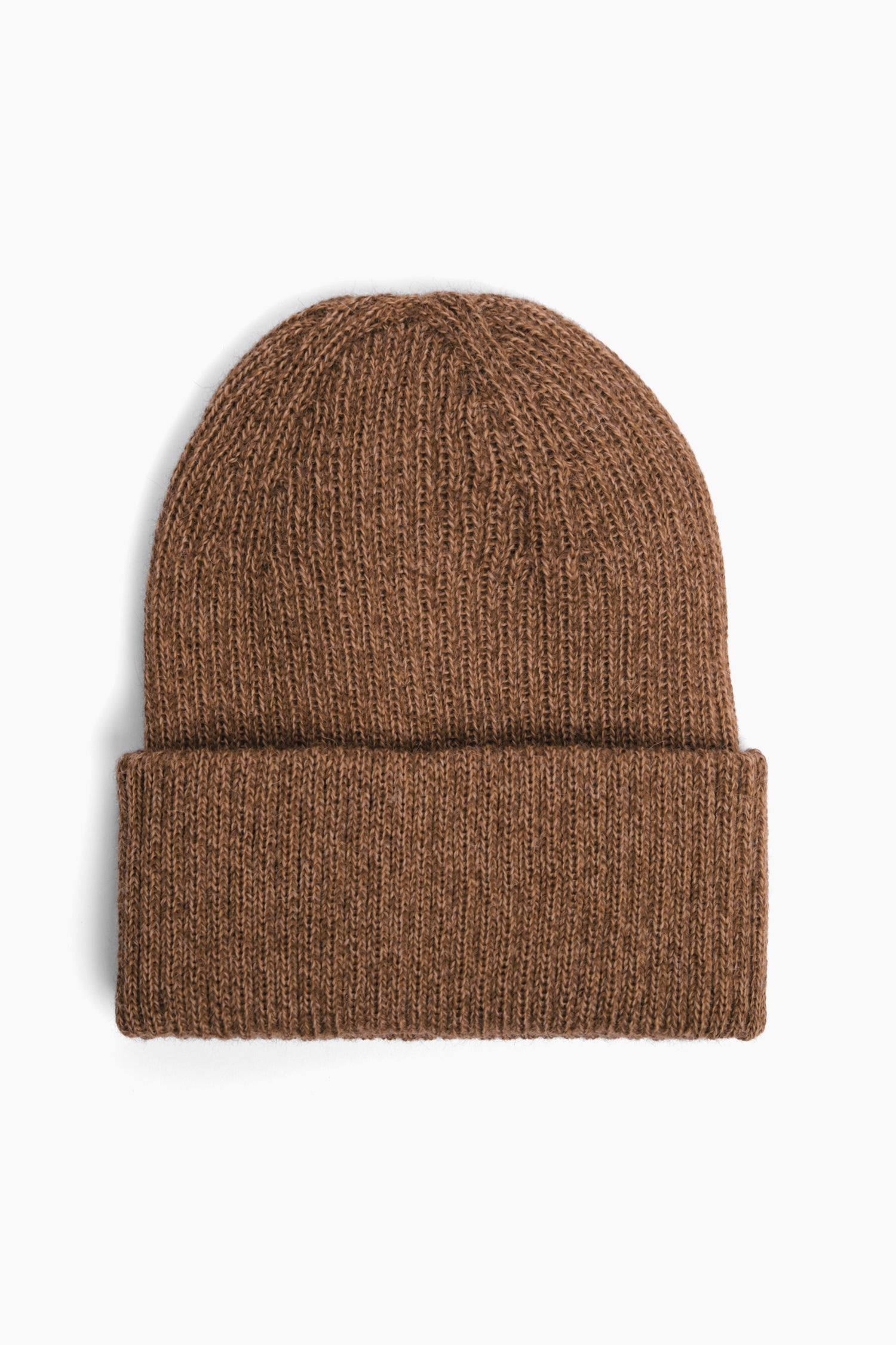 Fold Beanie Middle Brown