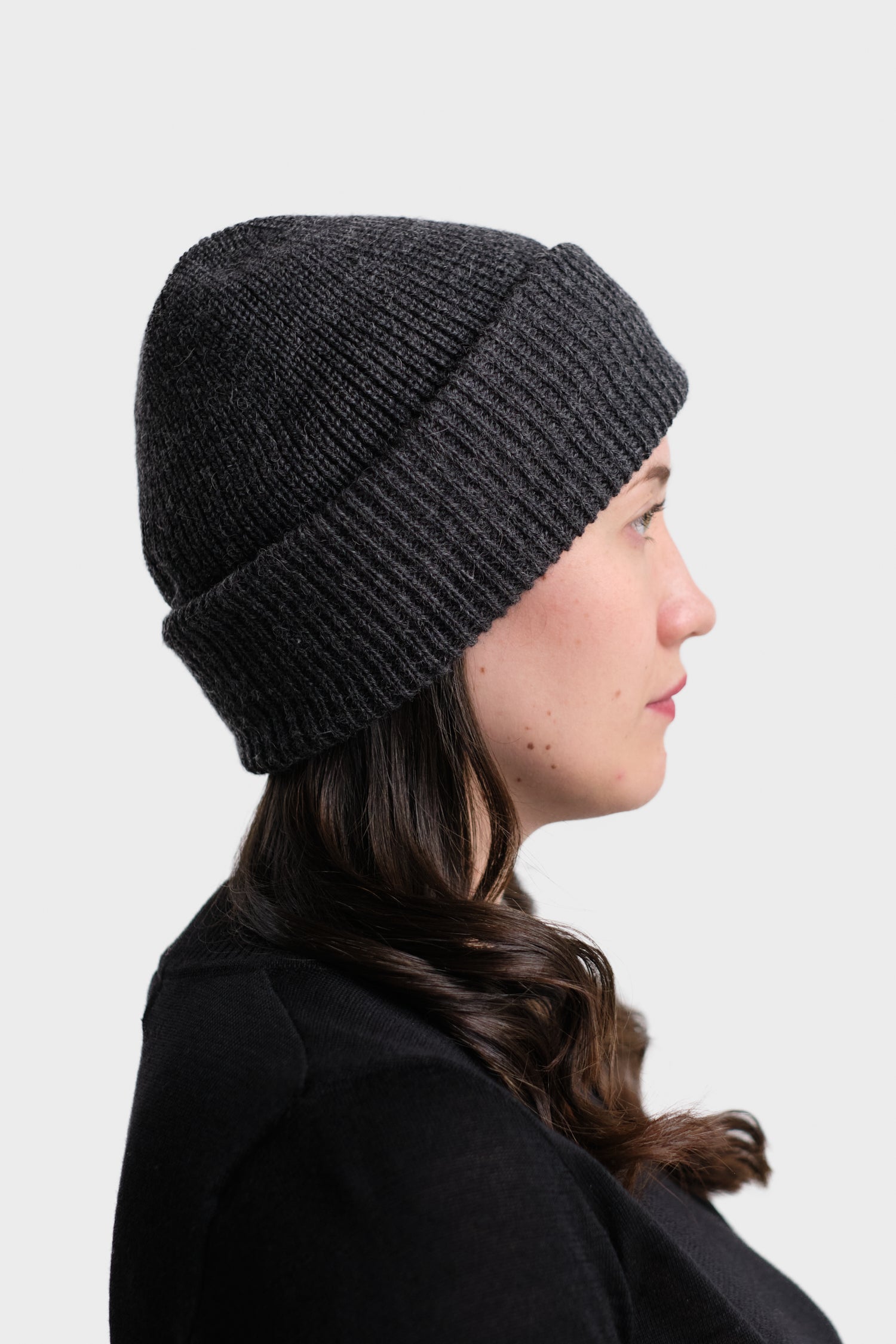 Fold Beanie Dark Grey