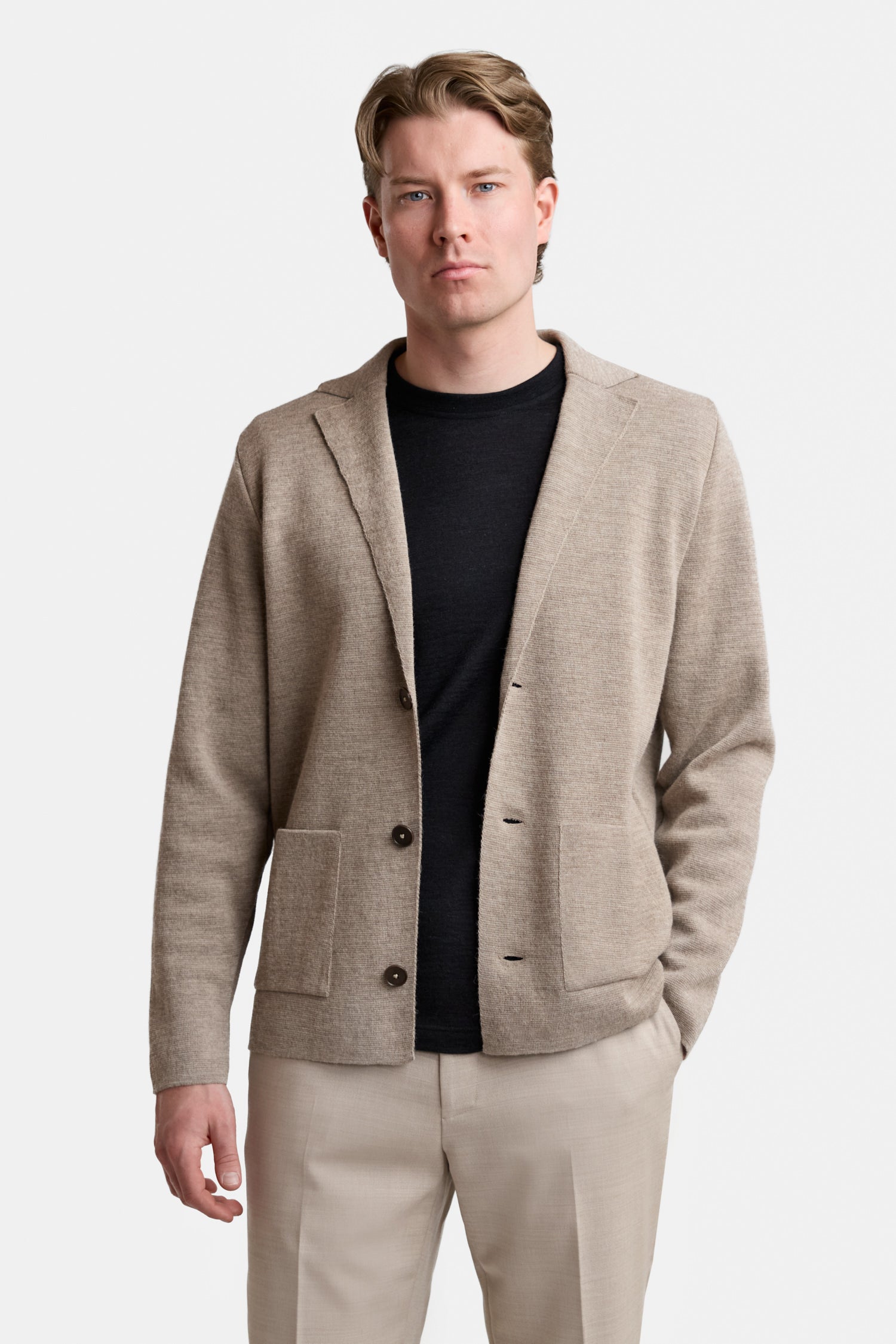 BLAZE cardigan, greige