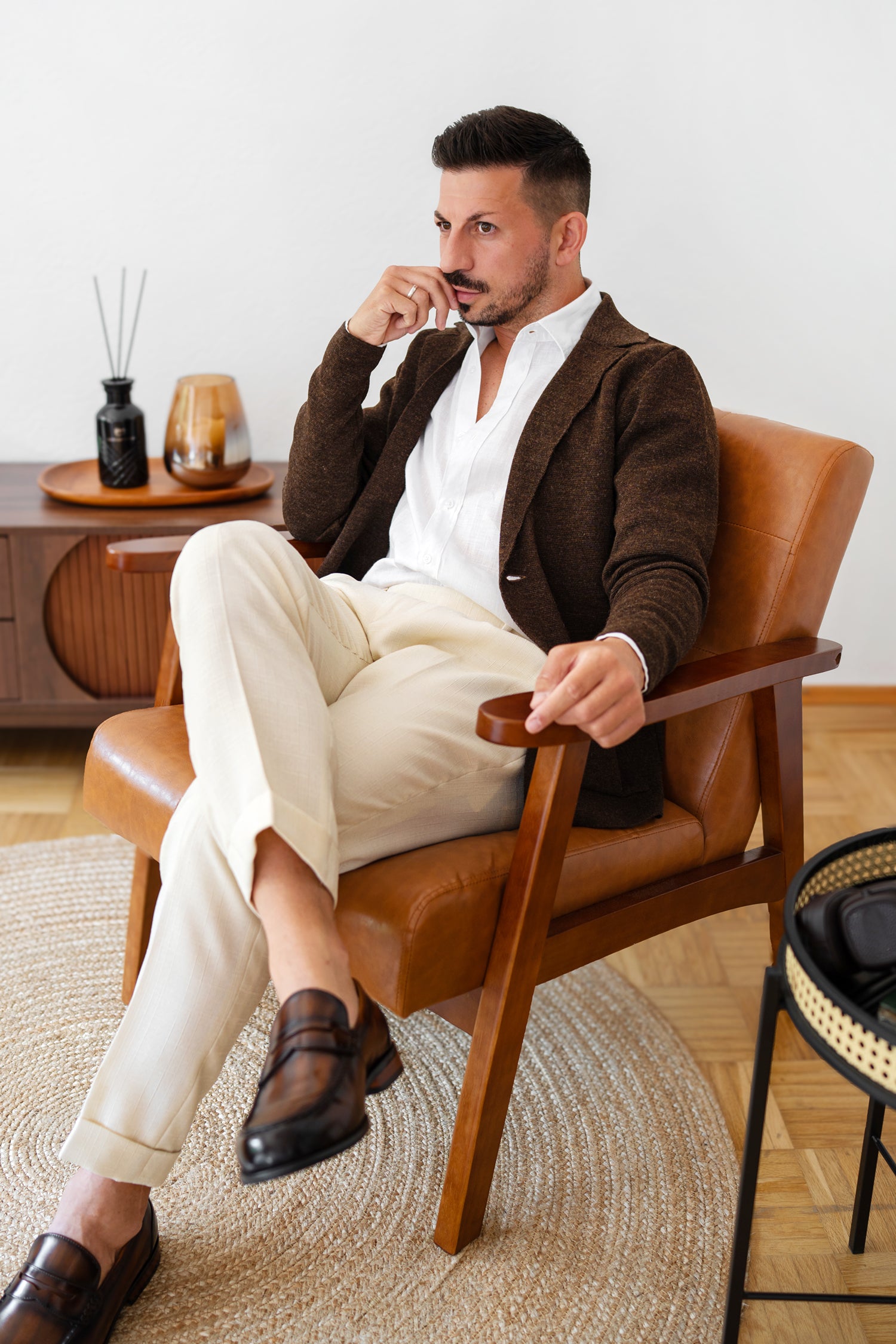 Blaze Cardigan Dark Brown