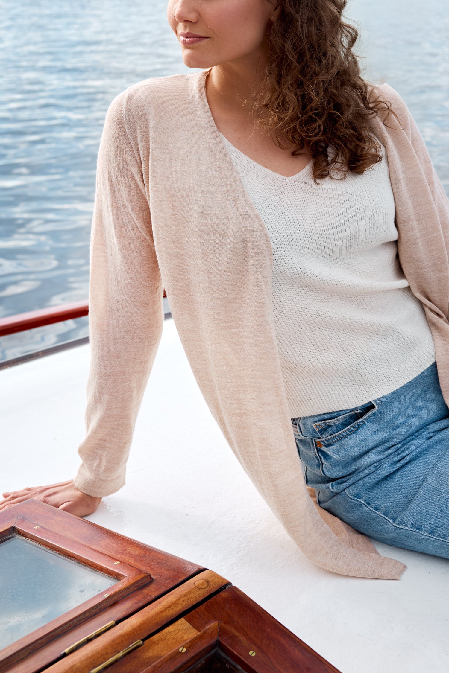 BREEZE cardigan, beige