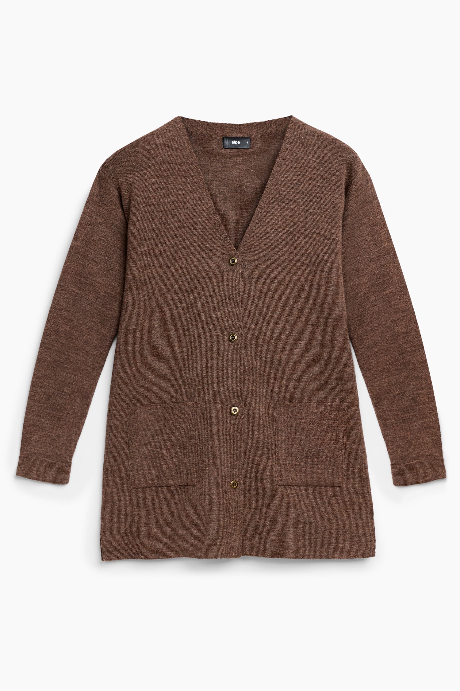 DROP cardigan, caramel latte | Alpa