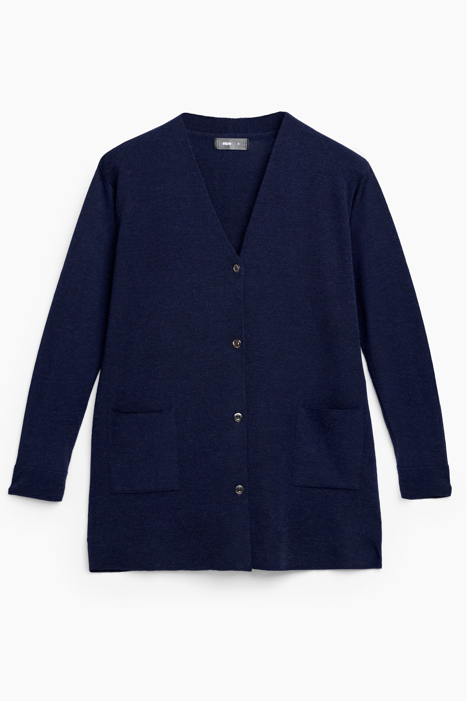 Drop Cardigan Navy