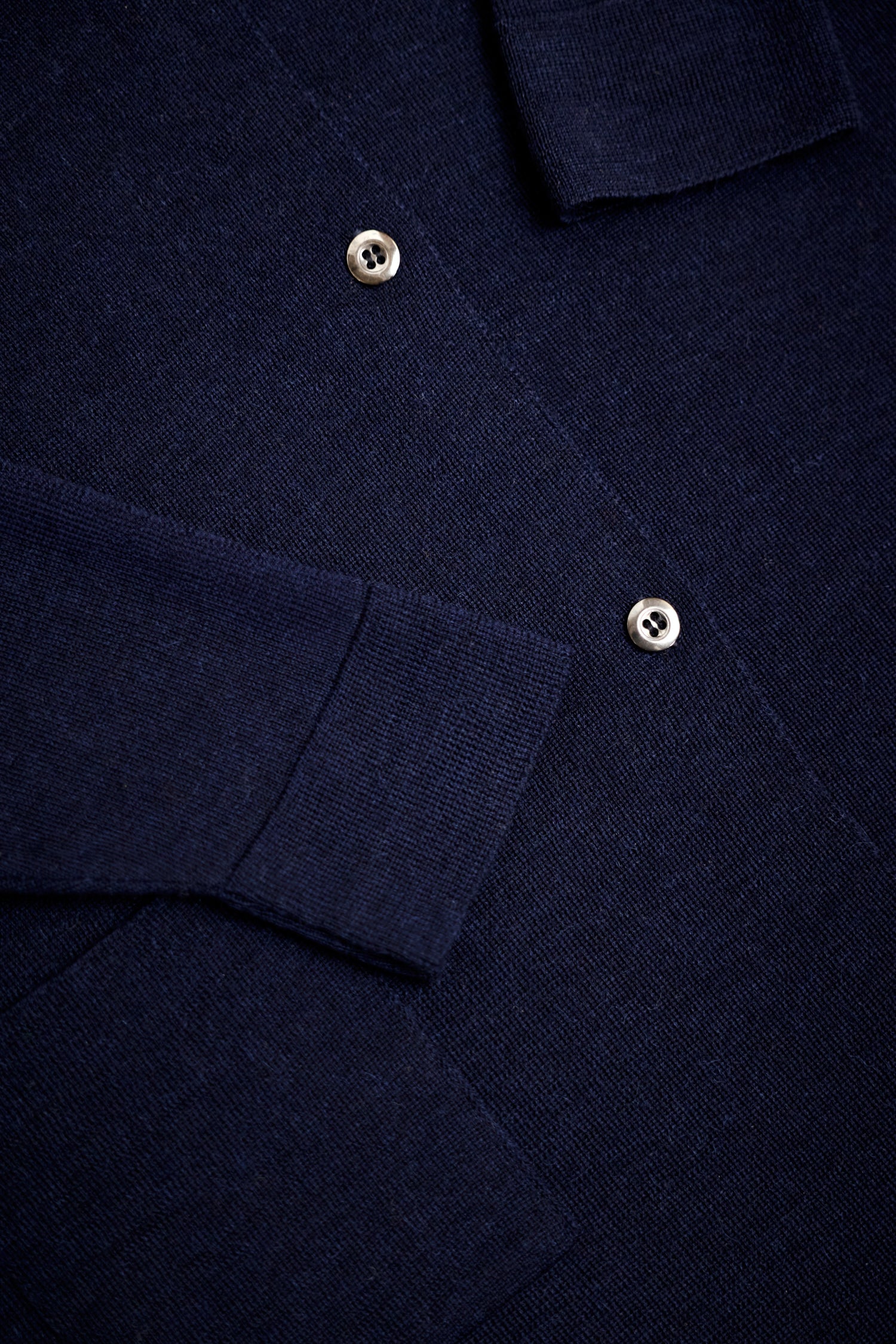 Drop Cardigan Navy
