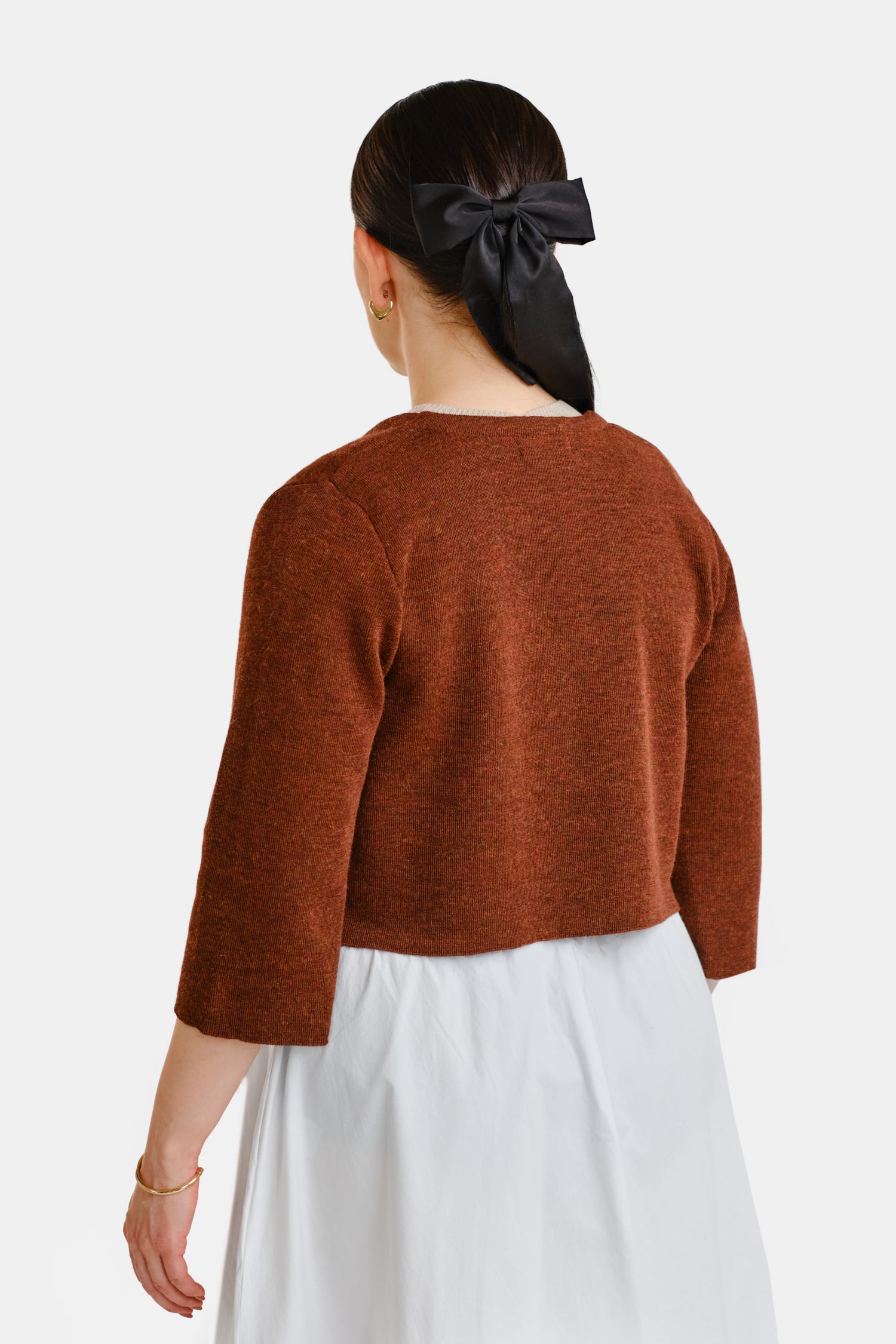 Haiku Cardigan Mahogany