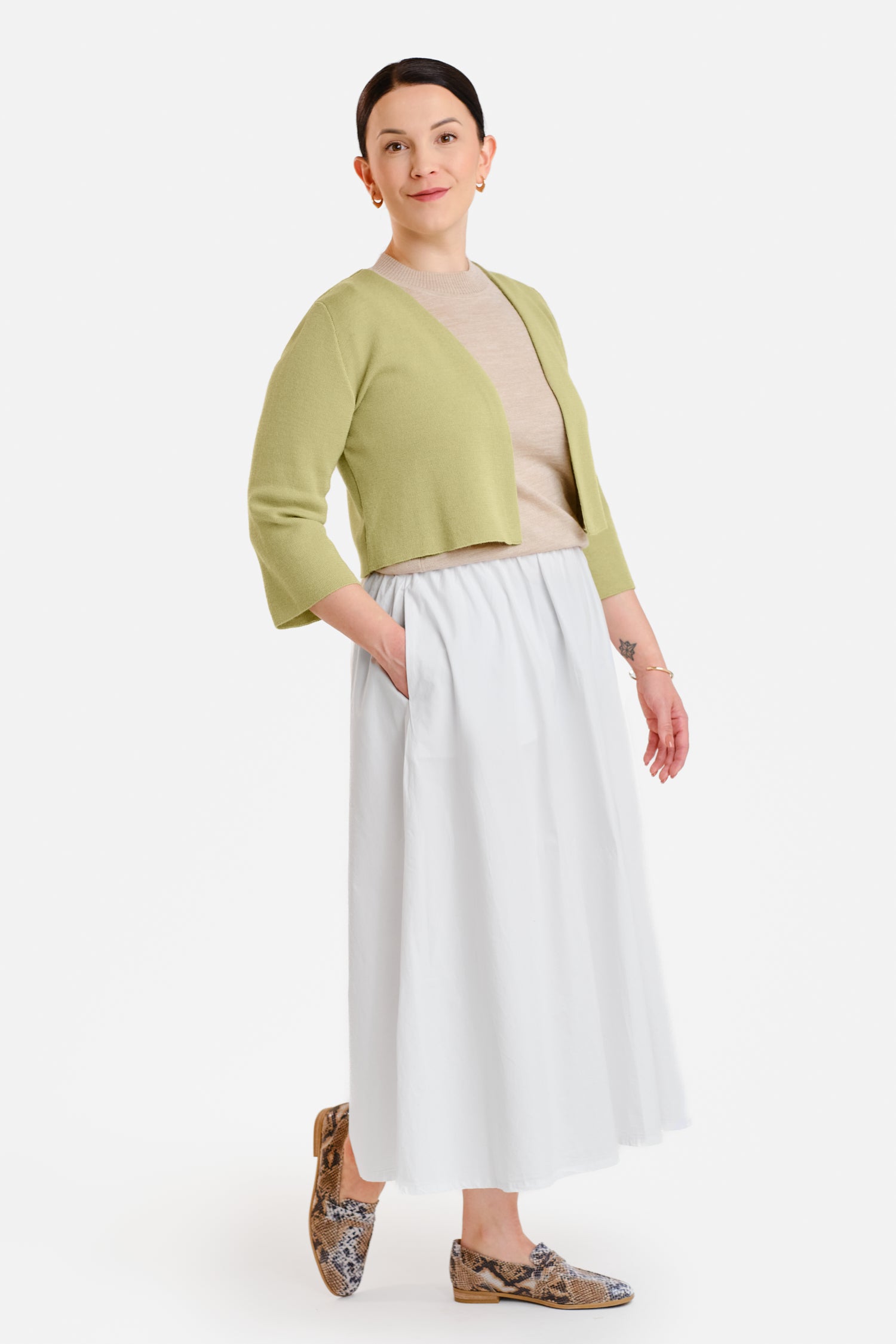 Haiku Cardigan Pear
