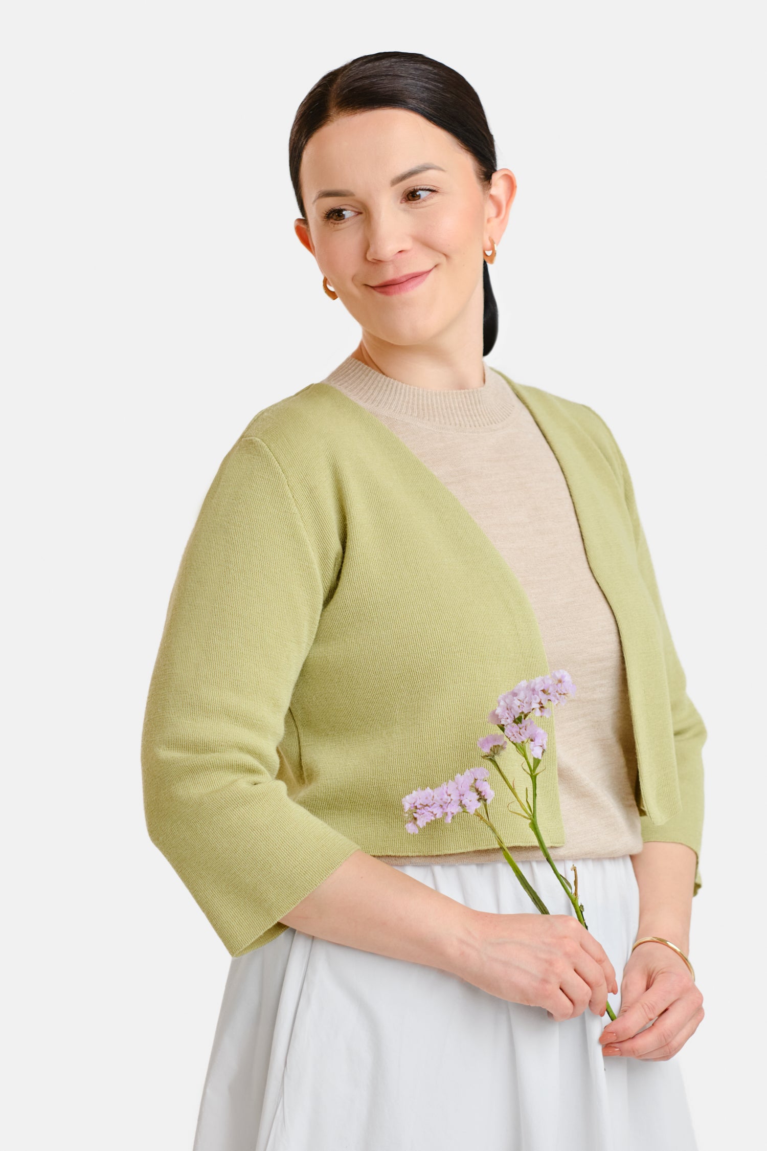 HAIKU cardigan, pear | Alpa