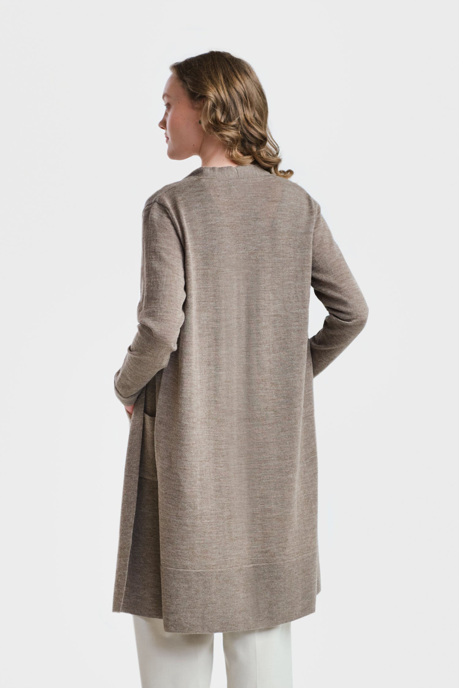 Joy Cardigan Dark Greige