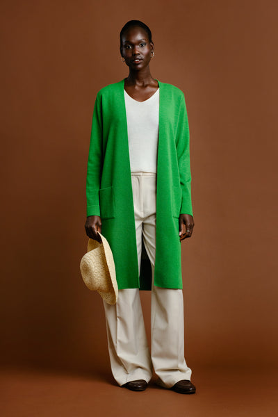 JOY cardigan, grass green