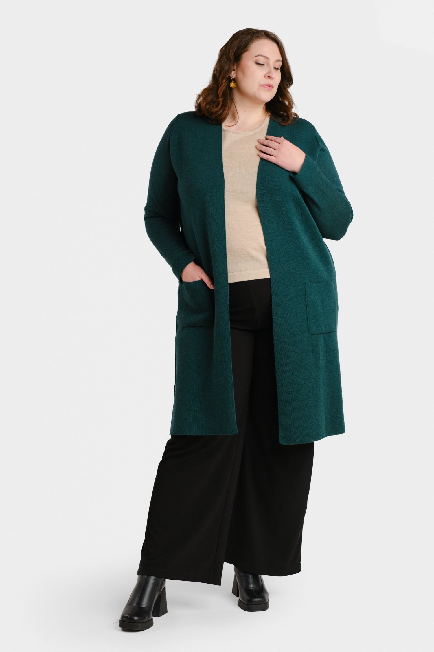 Joy Cardigan Dark Teal